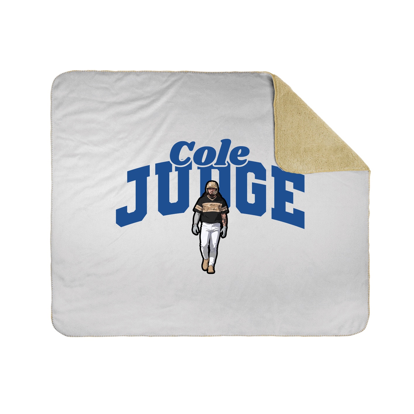 Throw Blanket — Signature Arch in White