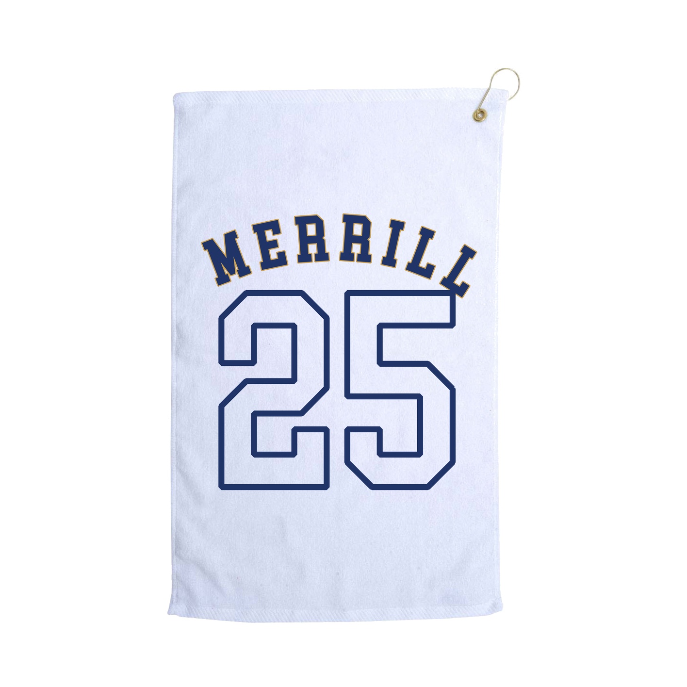 Golf Towel — Shirsey Arch in White