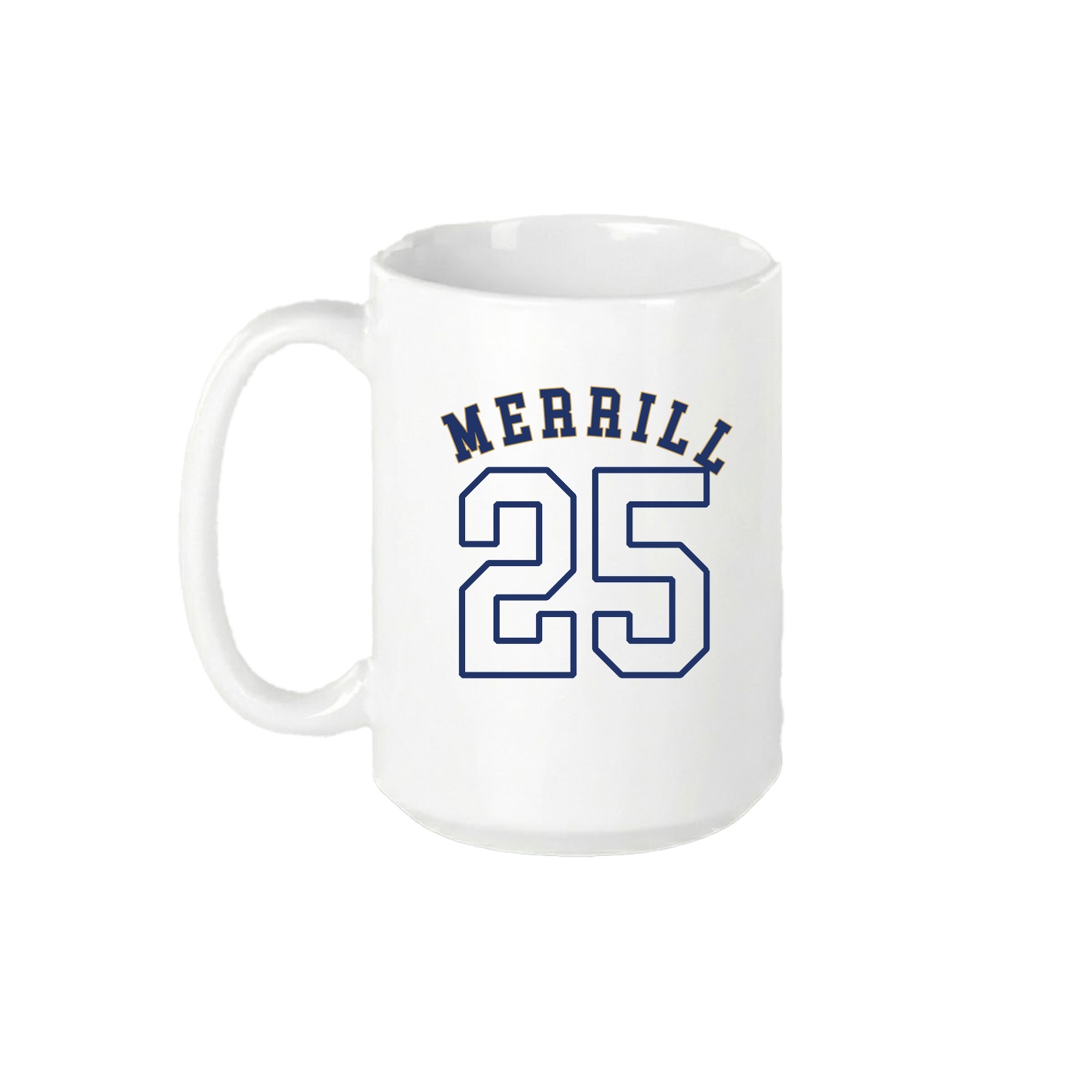 15oz Coffee Mug — Shirsey Arch in White
