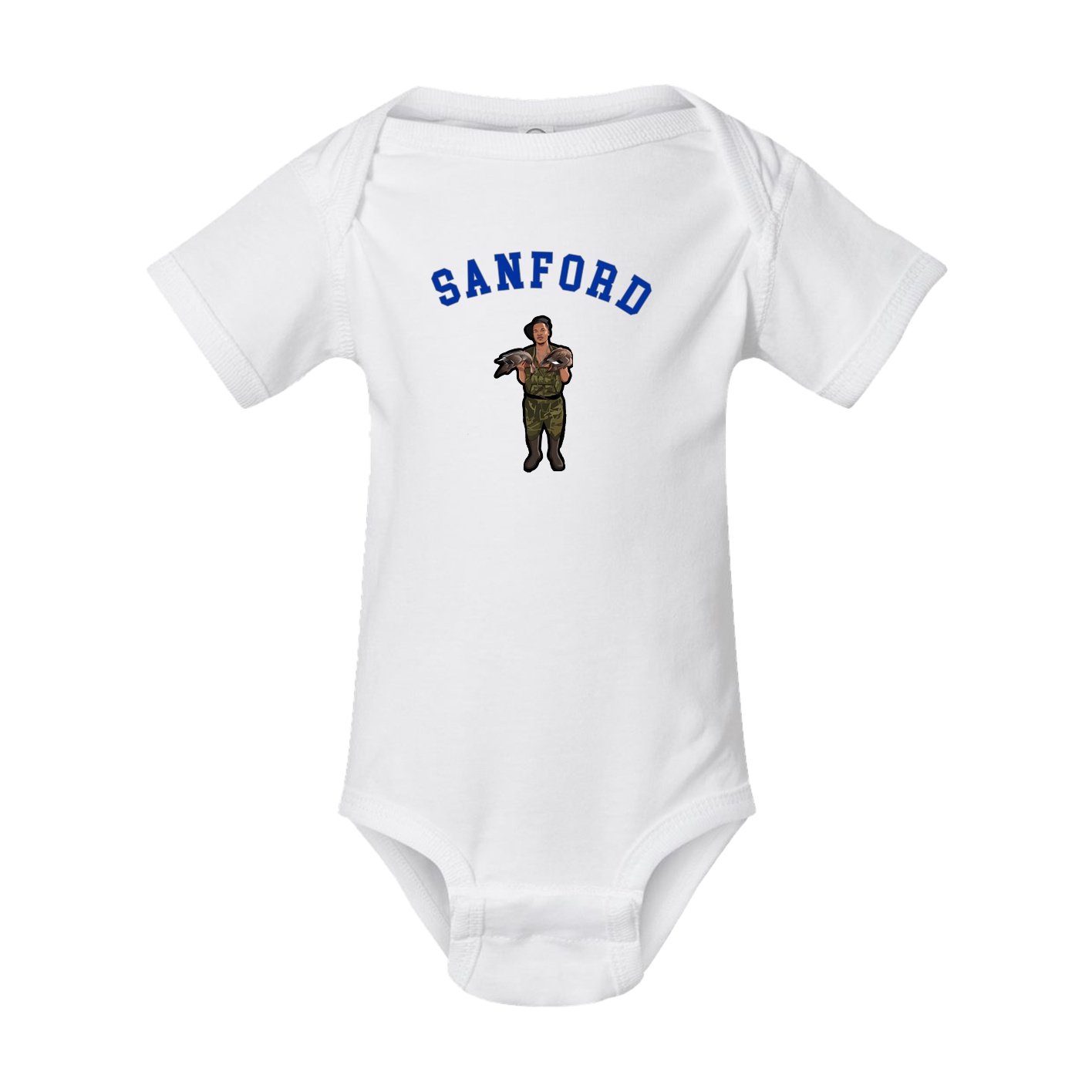 Baby Onesie — Shirsey Arch in White