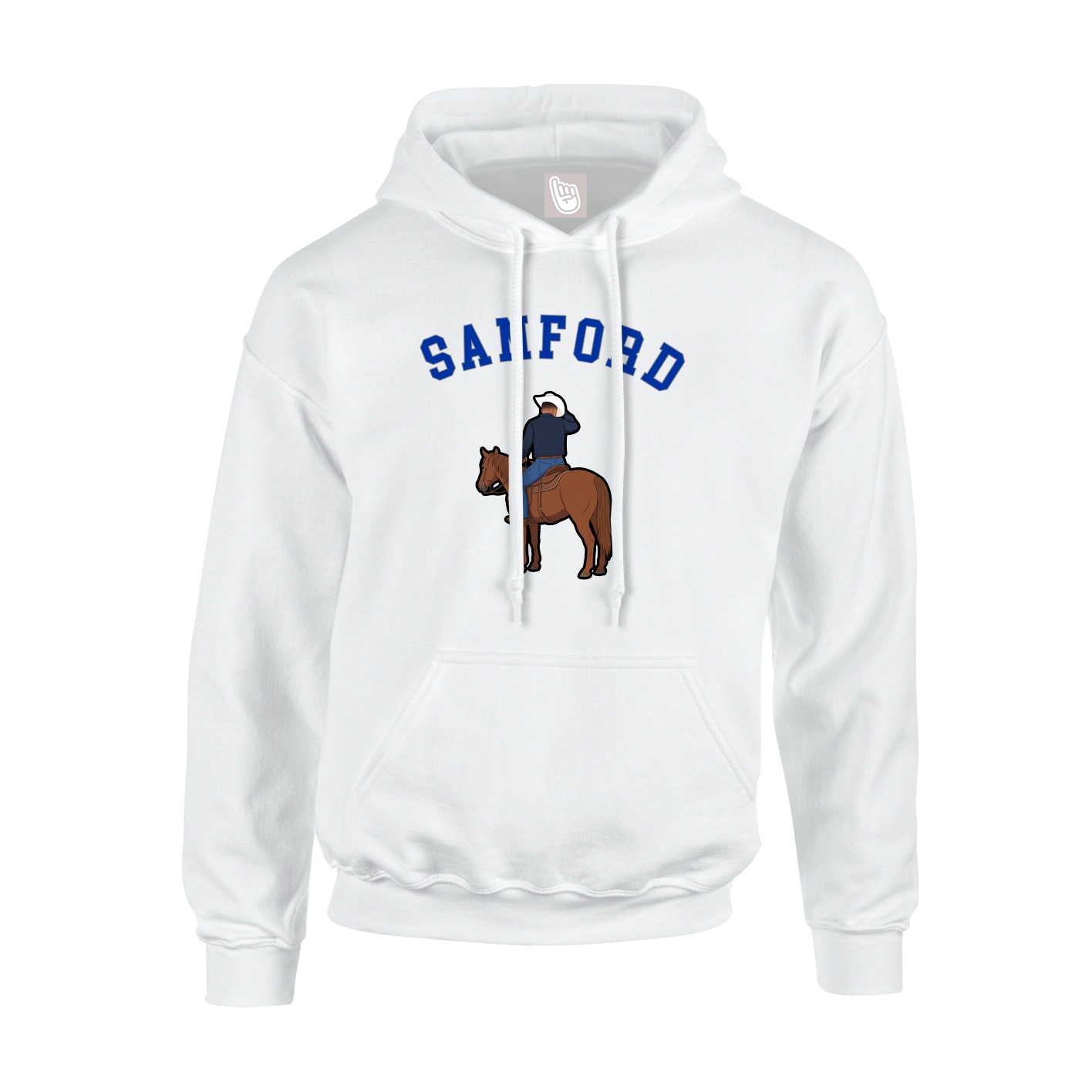 Hoodie — Shirsey Arch in White