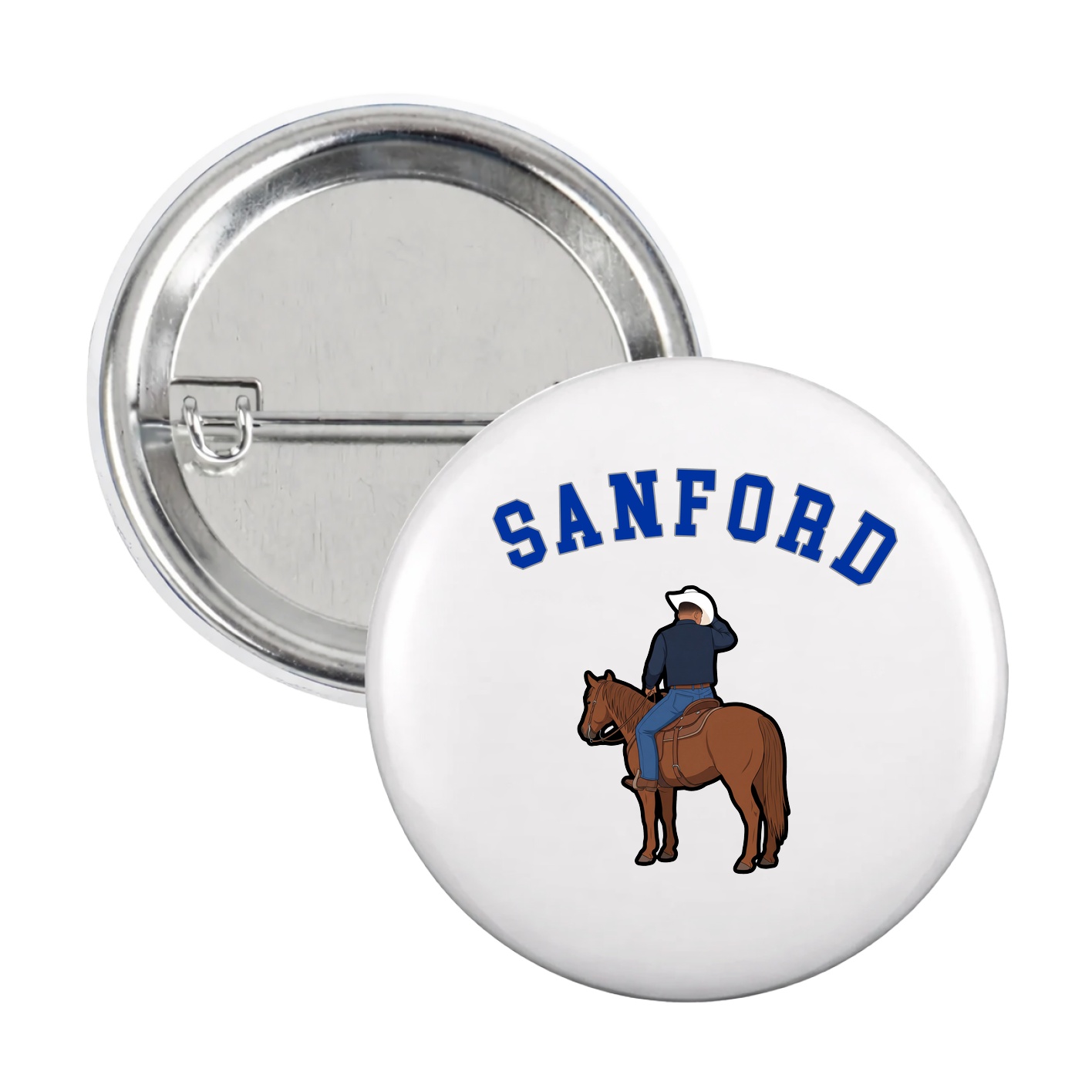 Game Day Button — Shirsey Arch in White