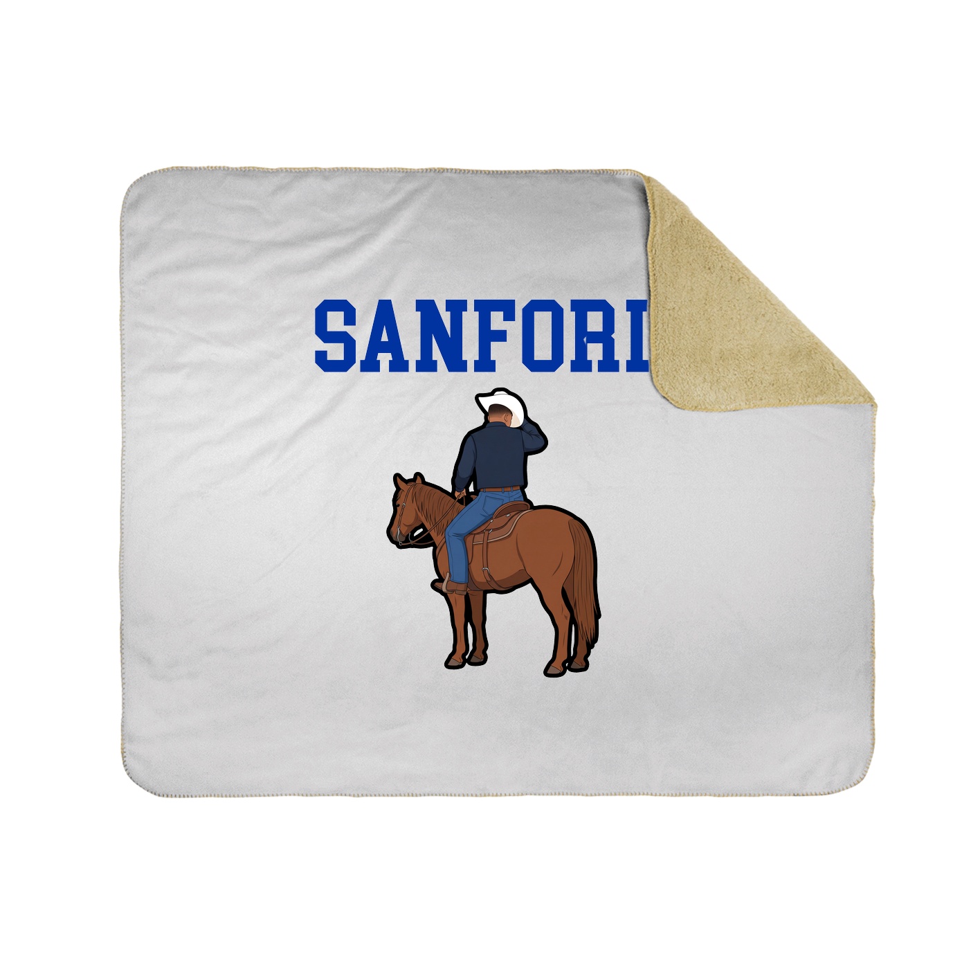 Throw Blanket — Shirsey in White