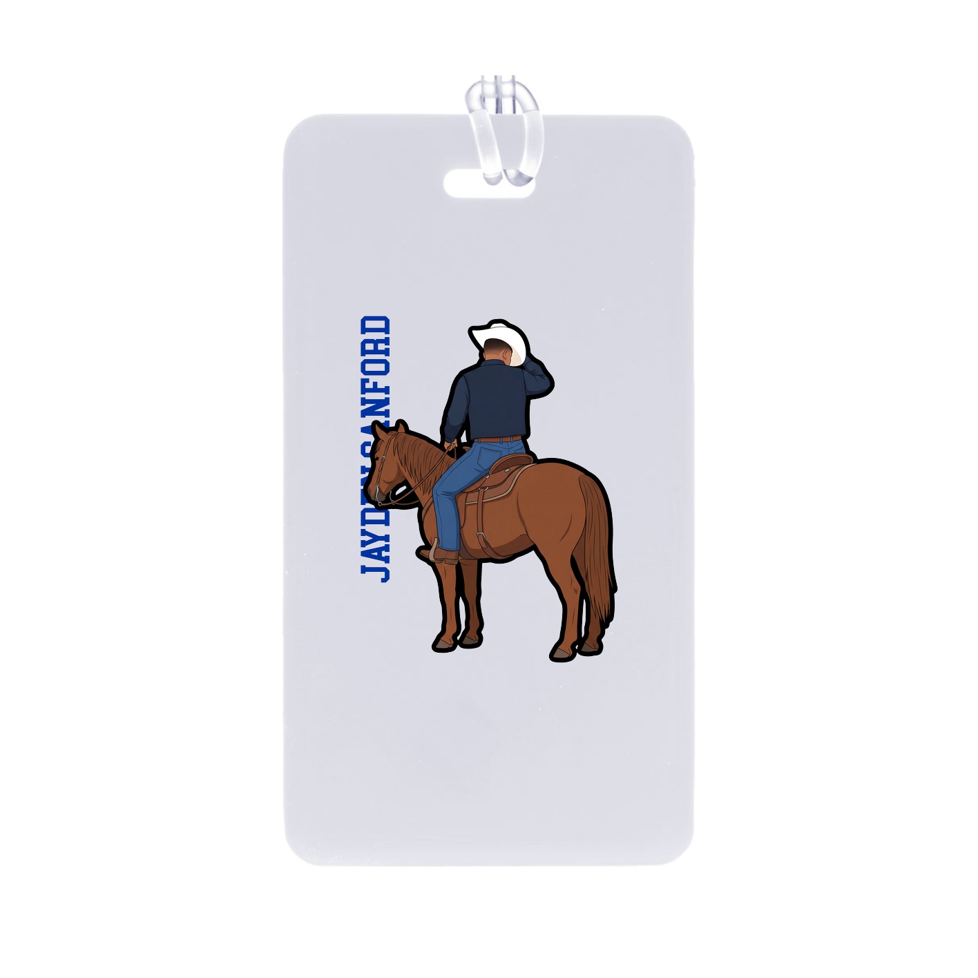 Bag Tag — Name Vertical in Classic