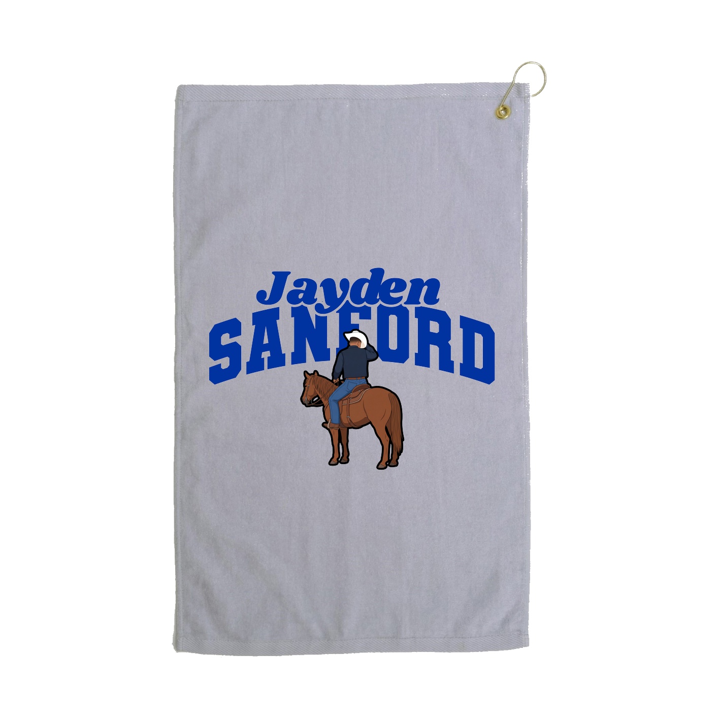 Golf Towel — Signature Arch in Grey