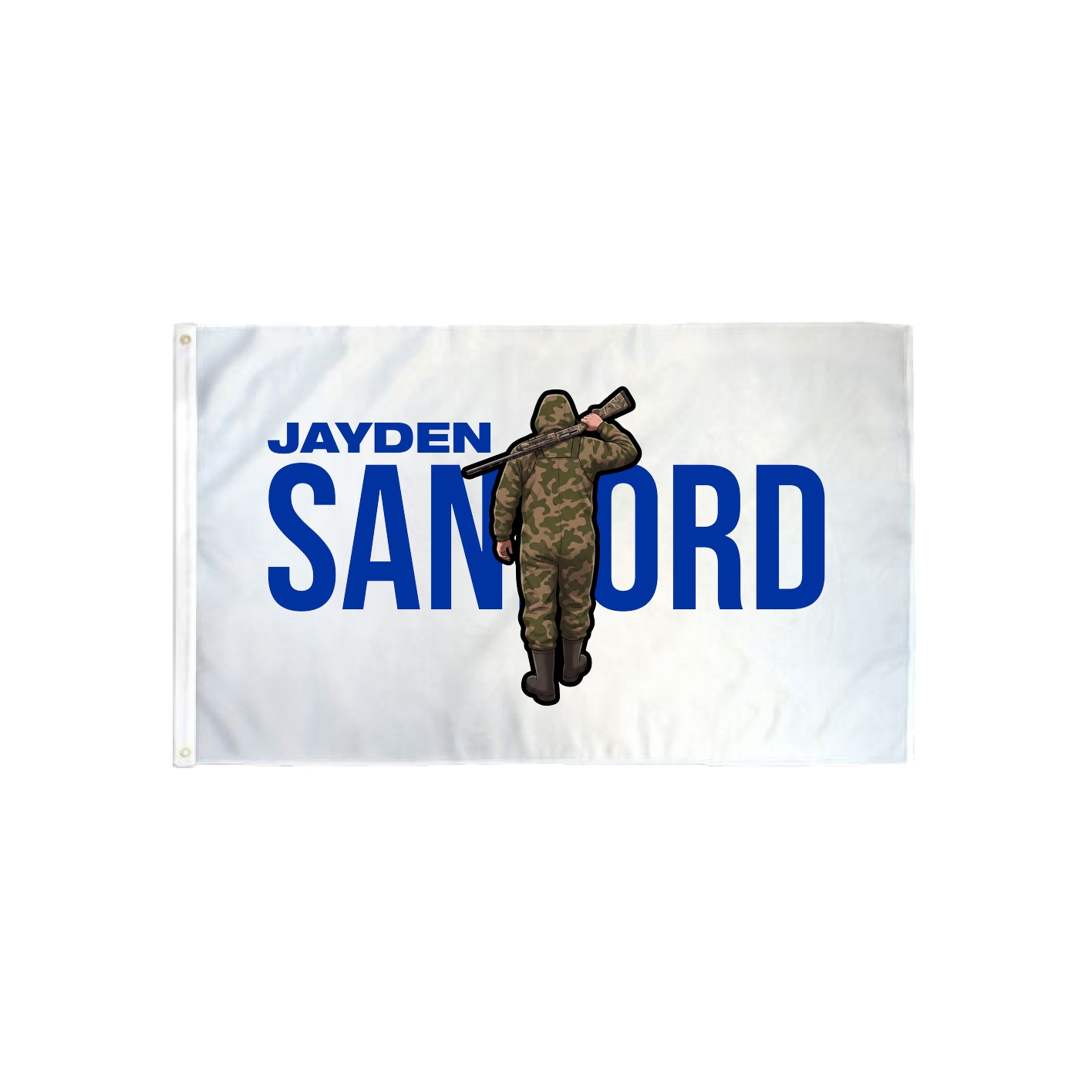 3x5 Flag — Player Name in Classic