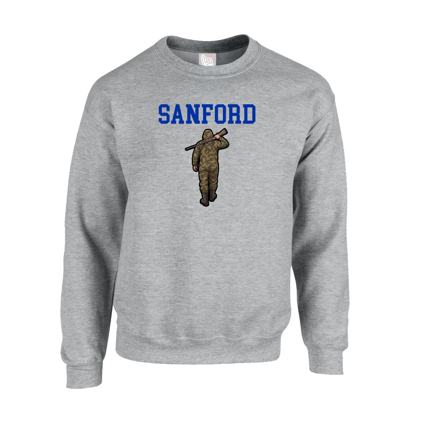 Fleece Crew — Shirsey in Grey