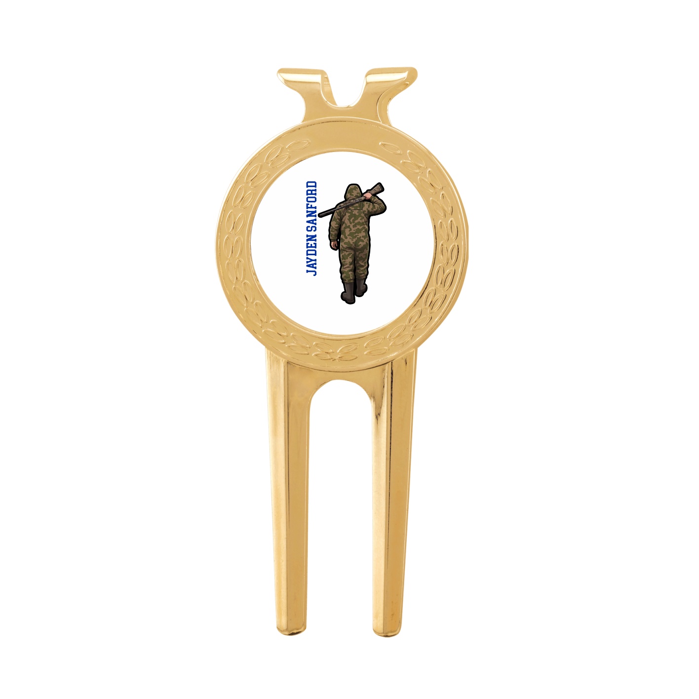 Divot Tool with Ball Marker — Name Vertical in Classic