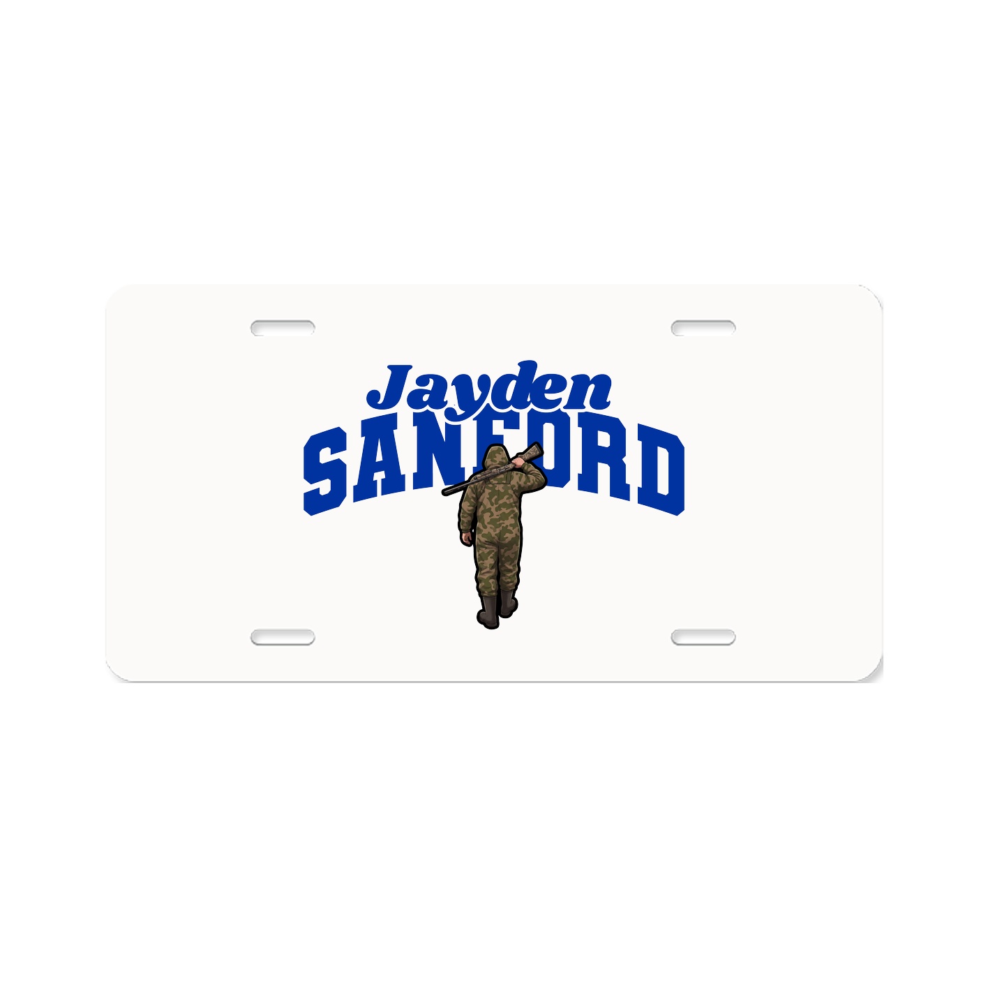 License Plate — Signature Arch in Classic