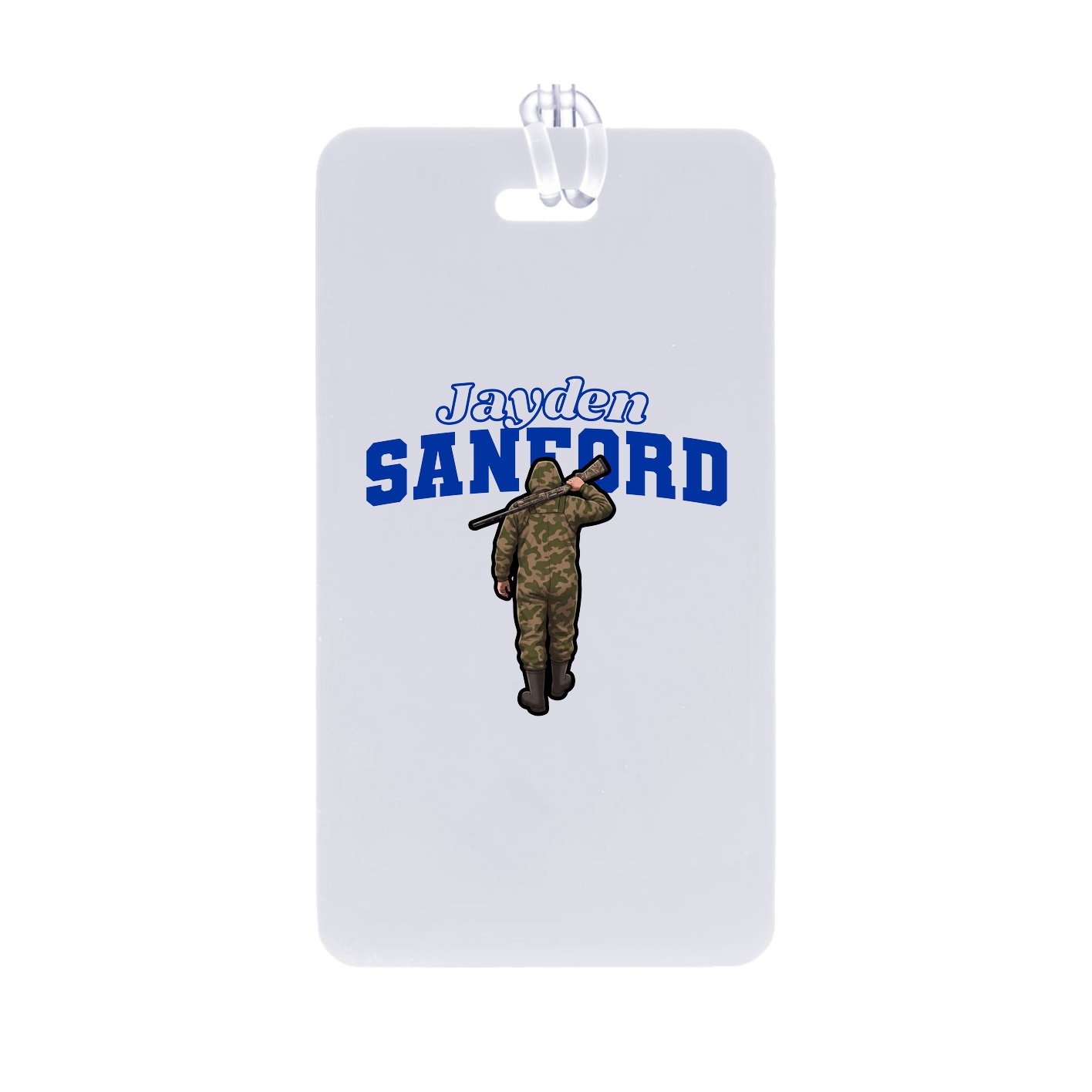 Bag Tag — Name Arch in Classic