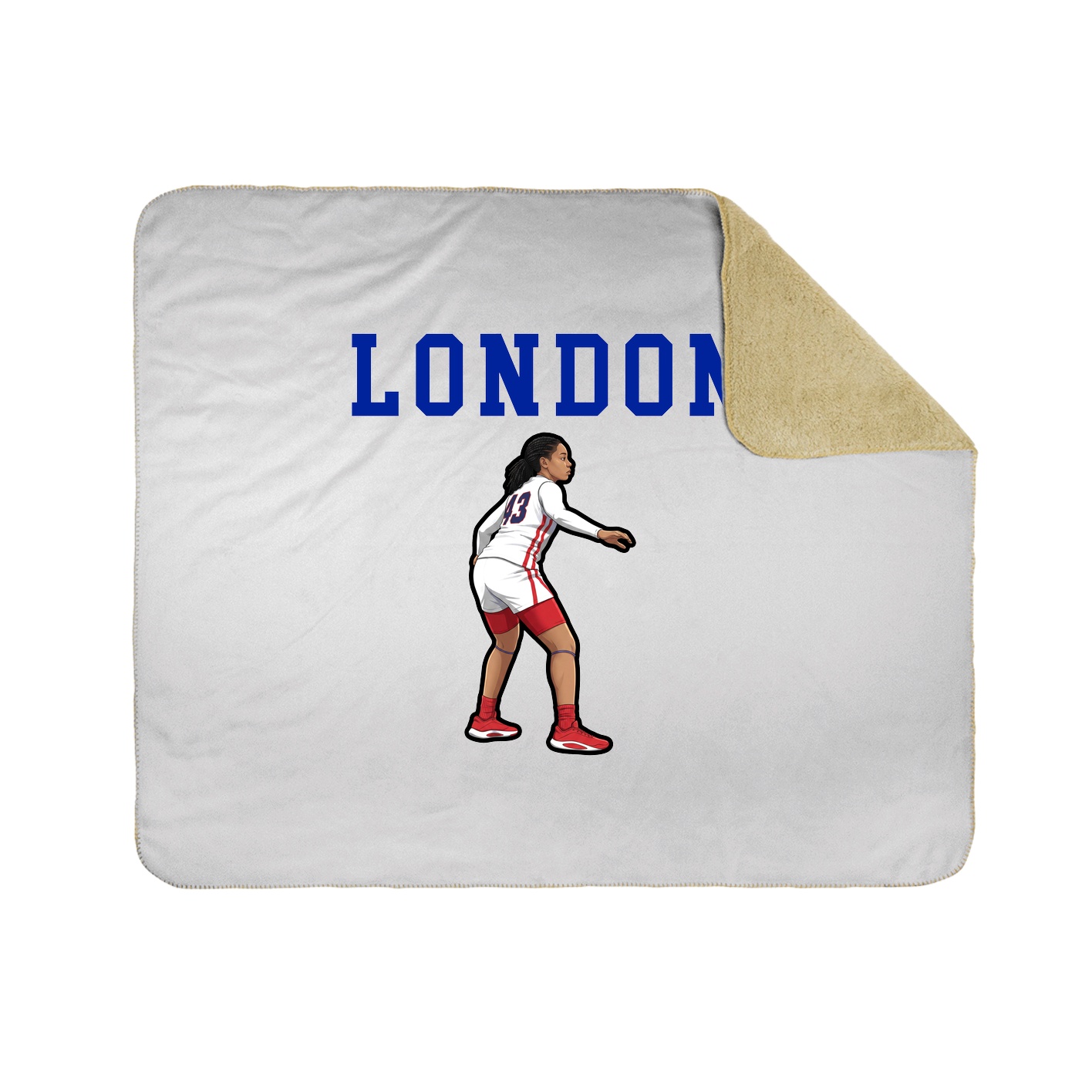 Throw Blanket — Shirsey in White