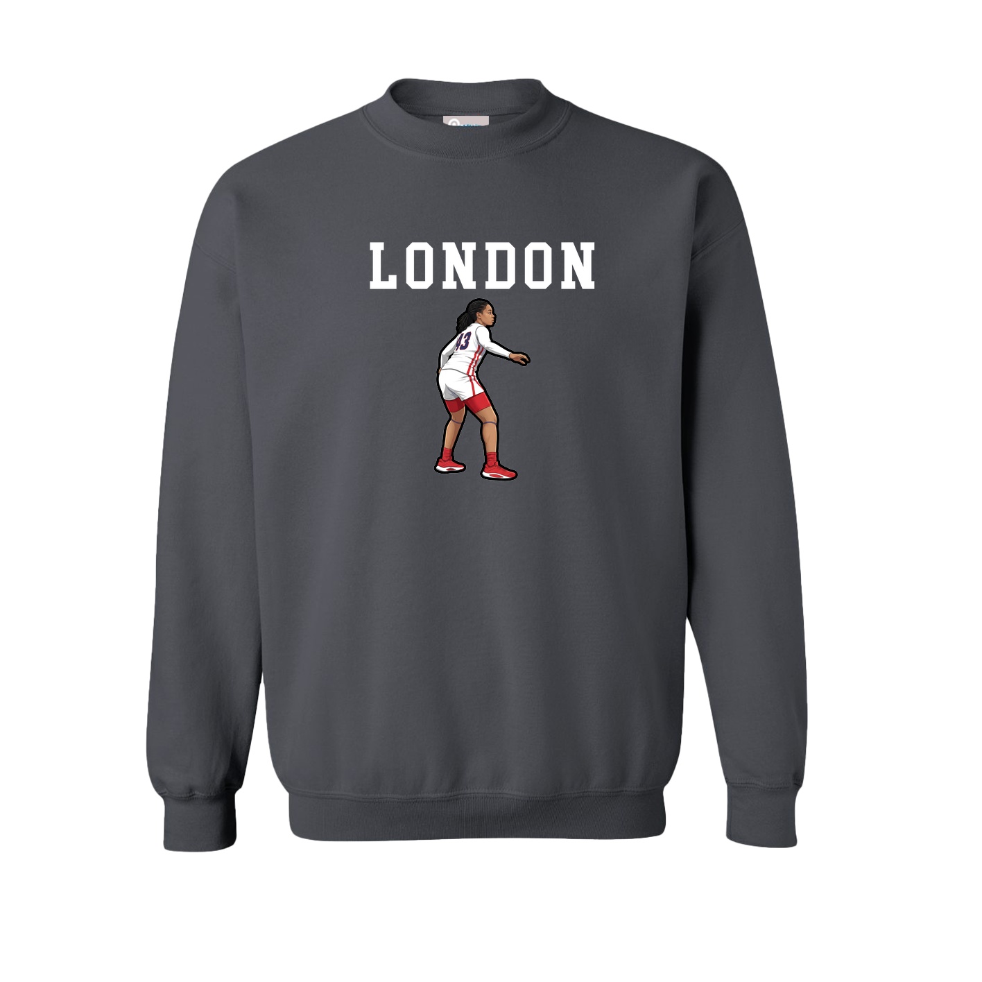 Fleece Crew — Shirsey in Grey
