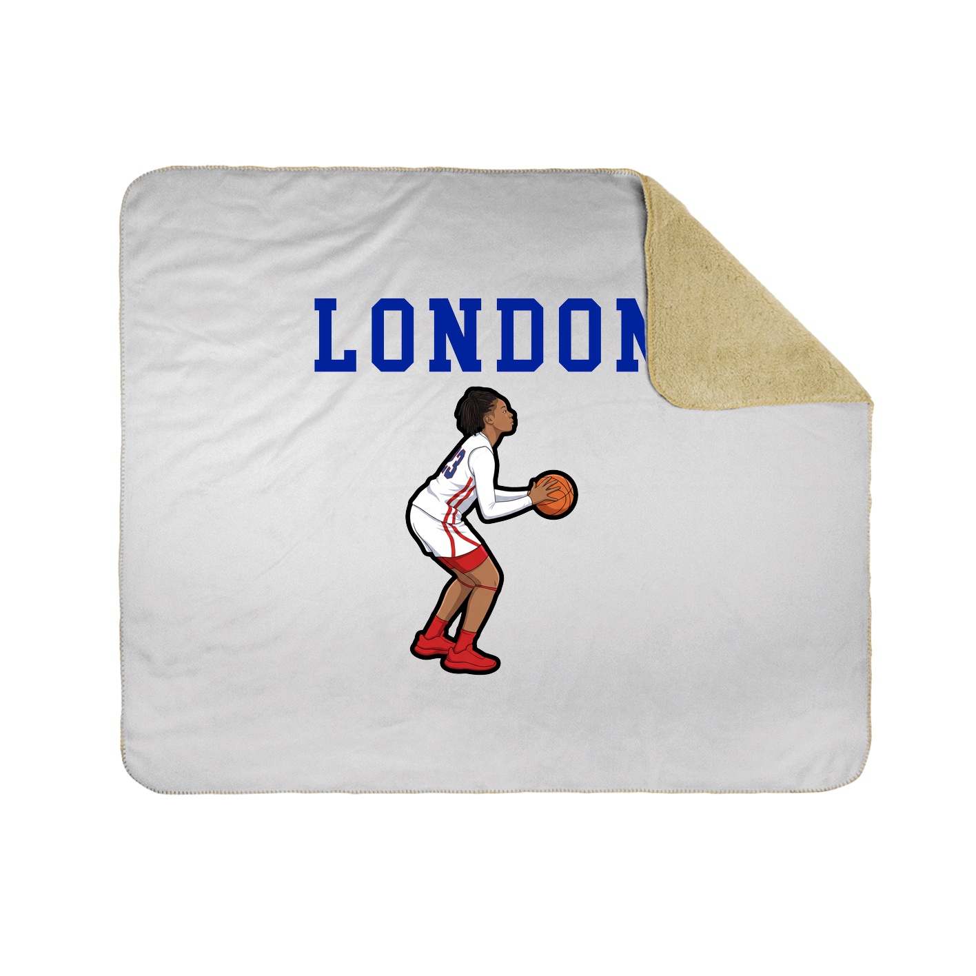 Throw Blanket — Shirsey in White