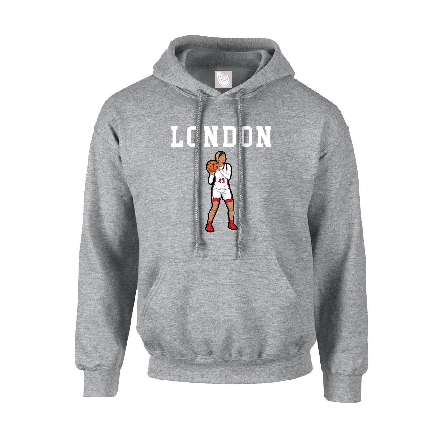 Hoodie — Shirsey in Grey