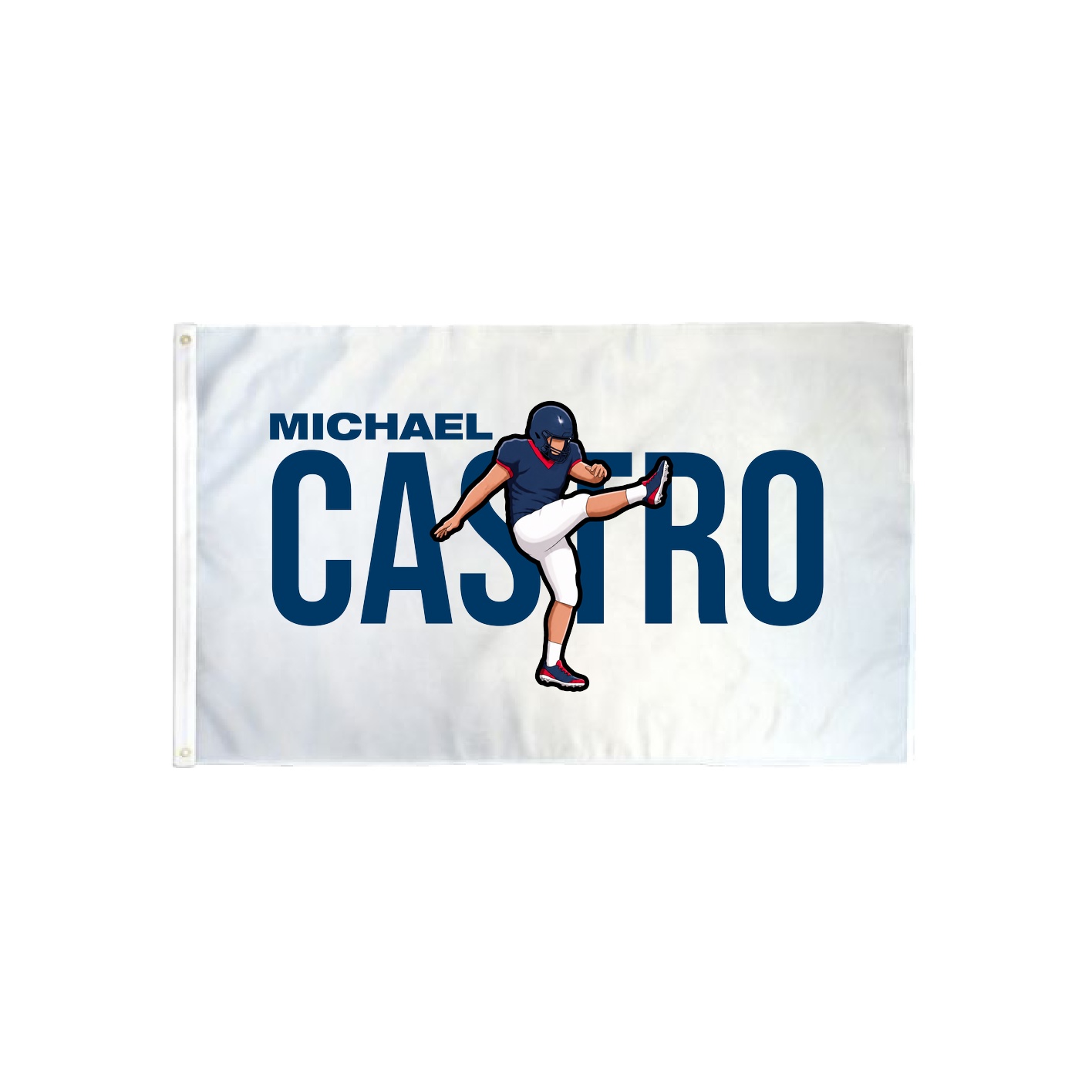 3x5 Flag — Player Name in Classic
