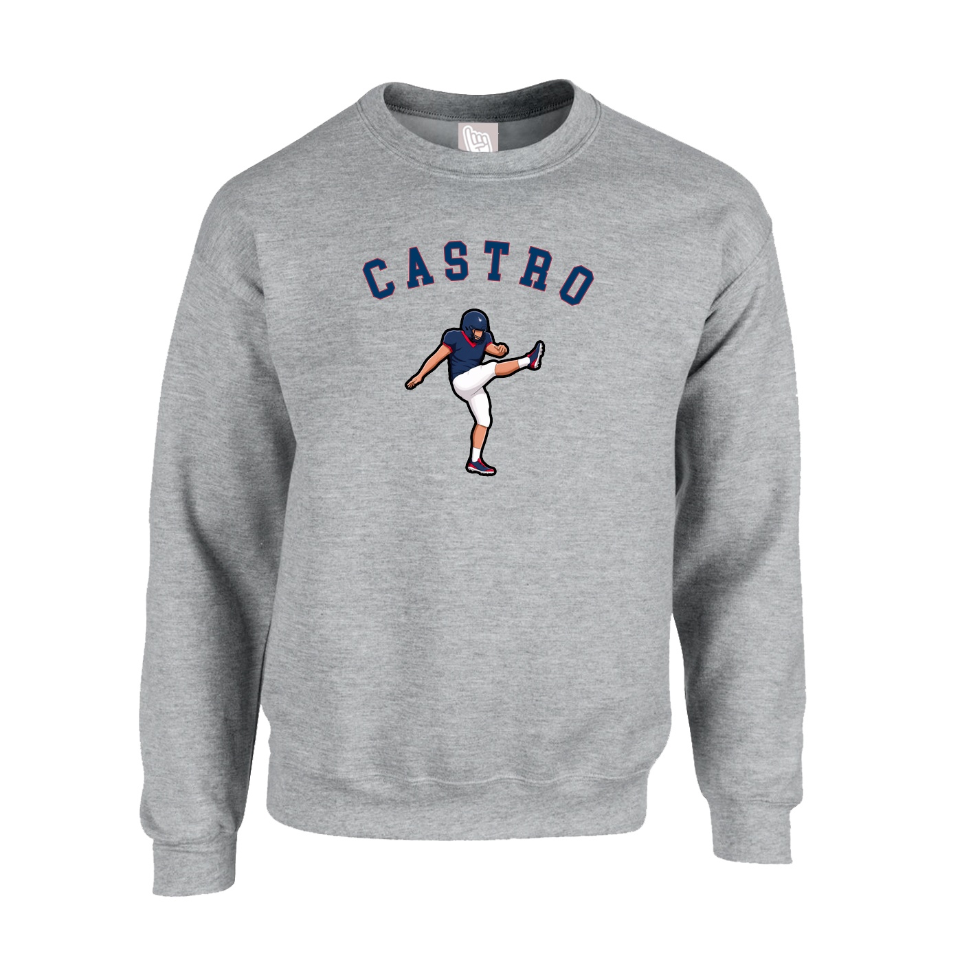 Fleece Crew — Shirsey Arch in Grey