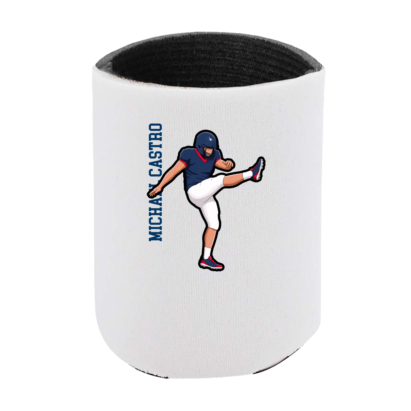 Can Holder — Name Vertical in White