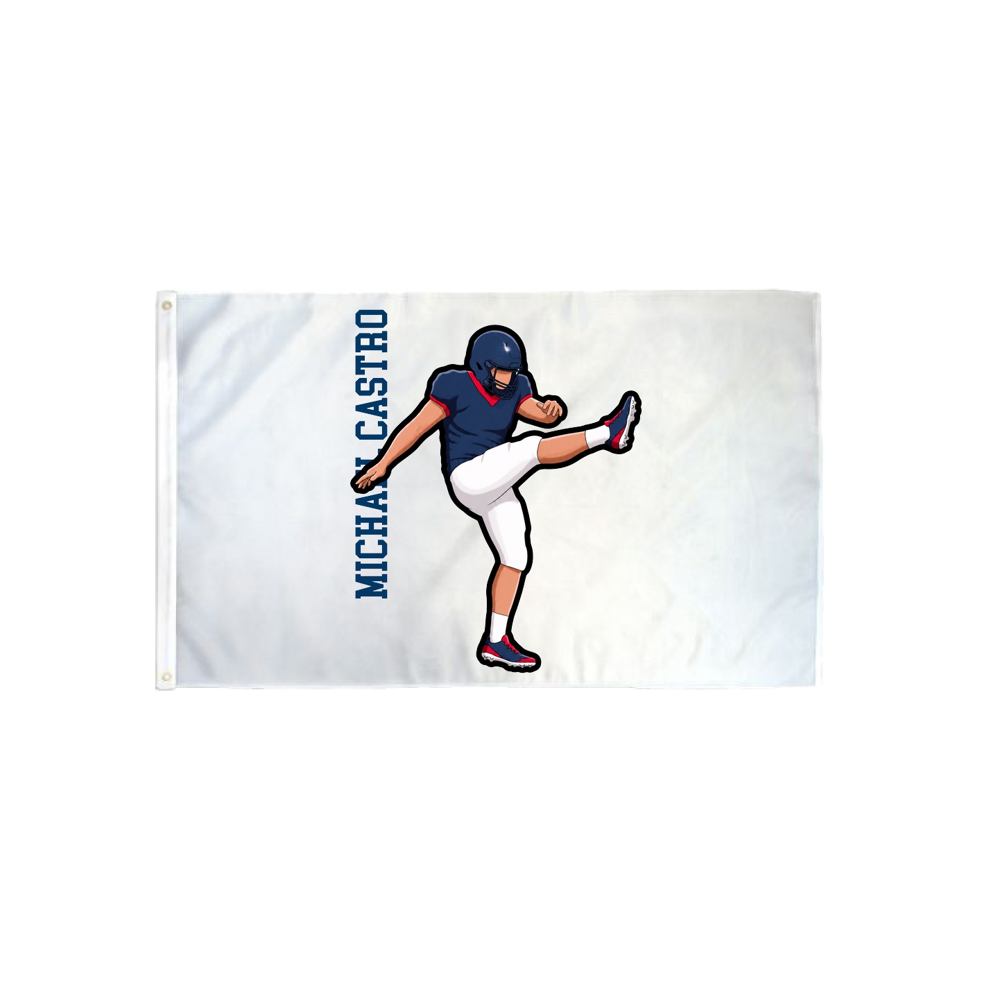 3x5 Flag — Name Vertical in Classic