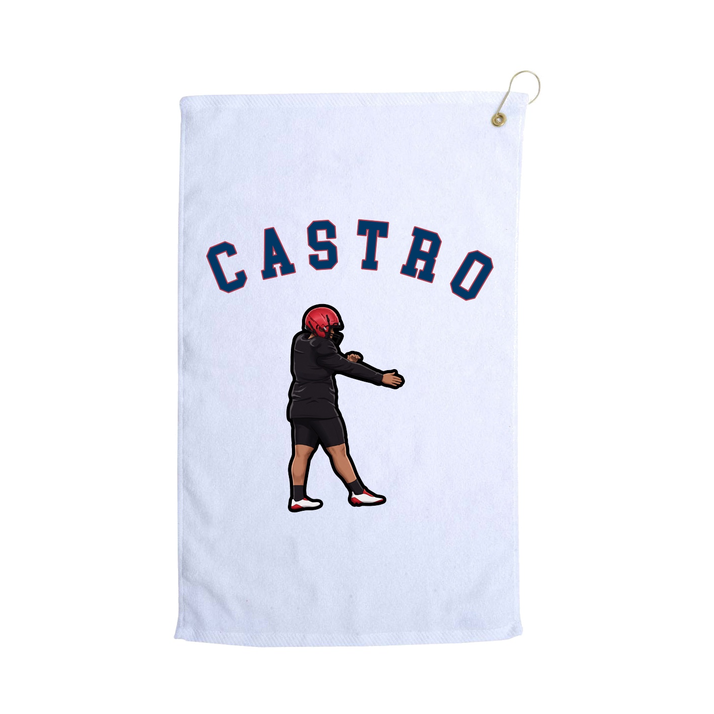 Golf Towel — Shirsey Arch in White