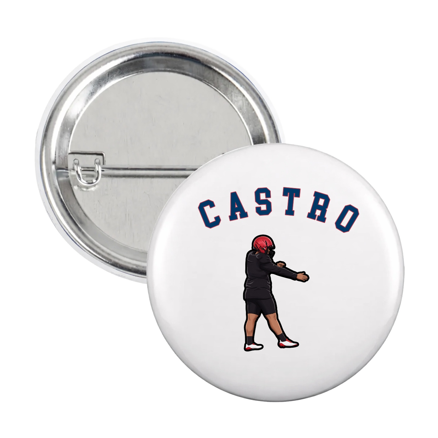Game Day Button — Shirsey Arch in White