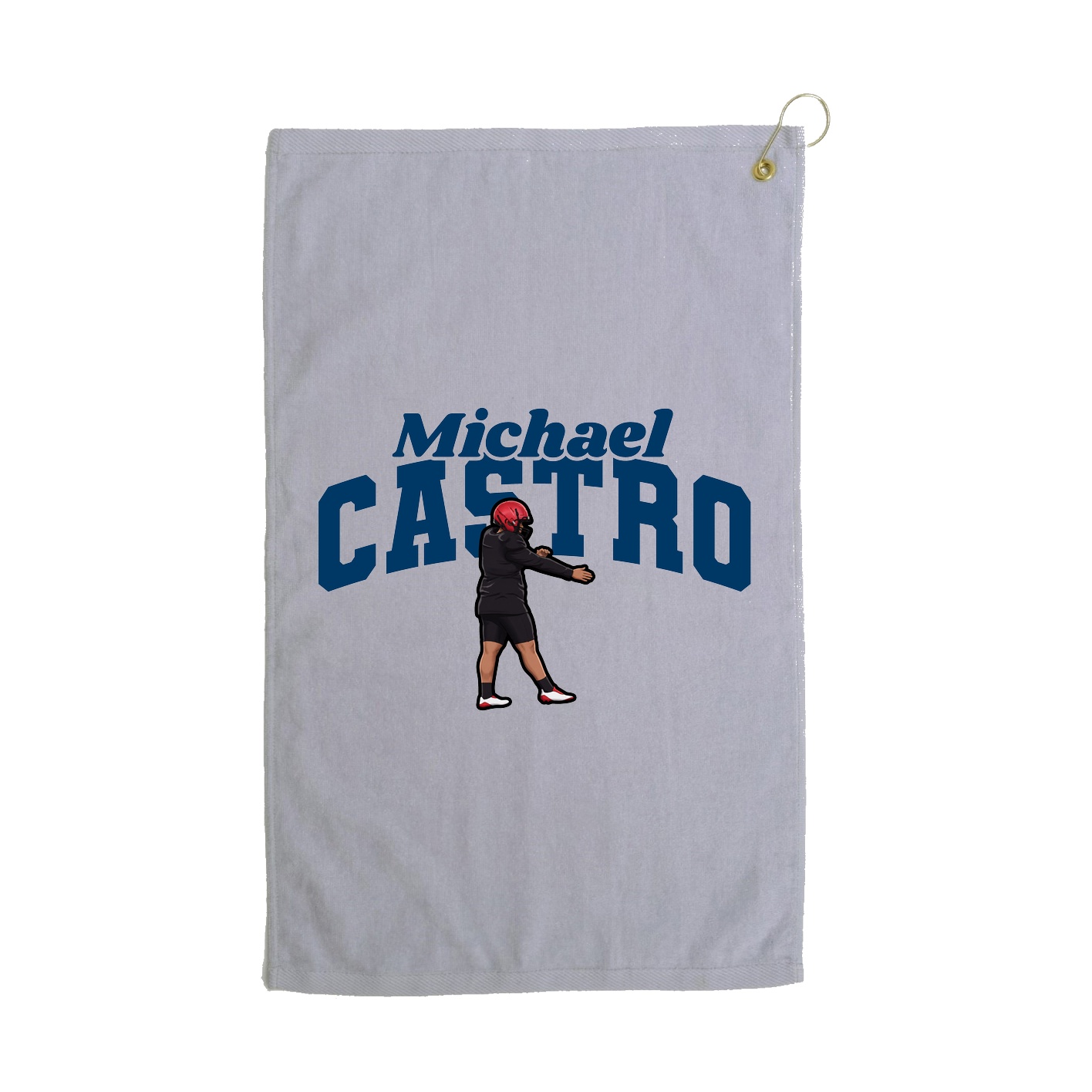 Golf Towel — Signature Arch in Grey