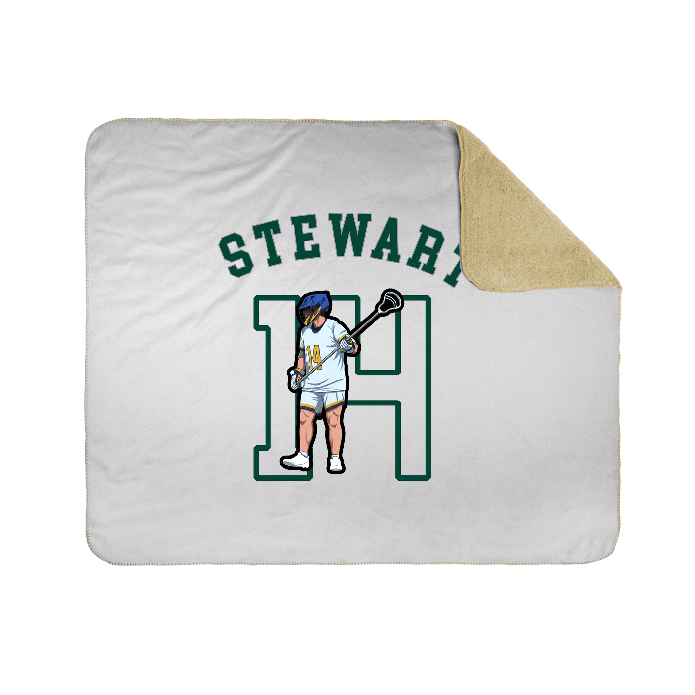 Throw Blanket — Shirsey Arch in White