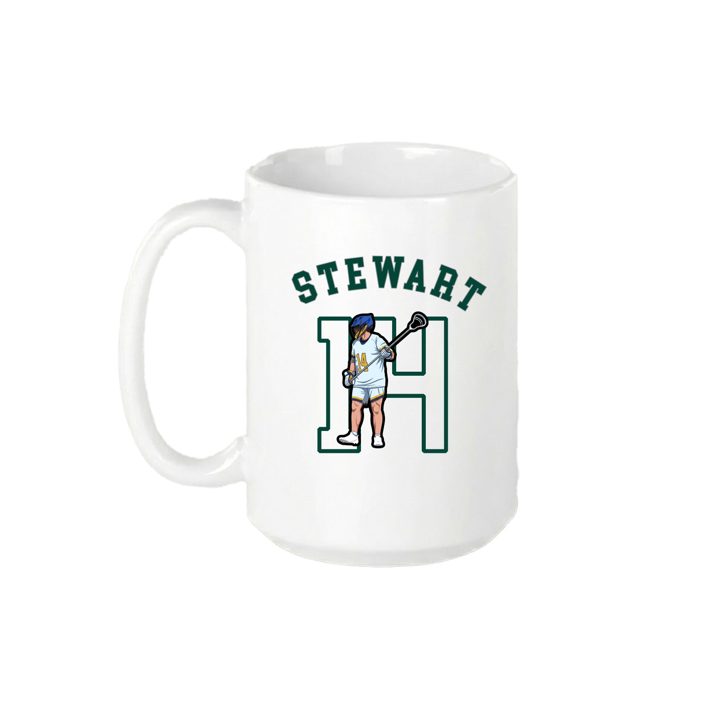15oz Coffee Mug — Shirsey Arch in White