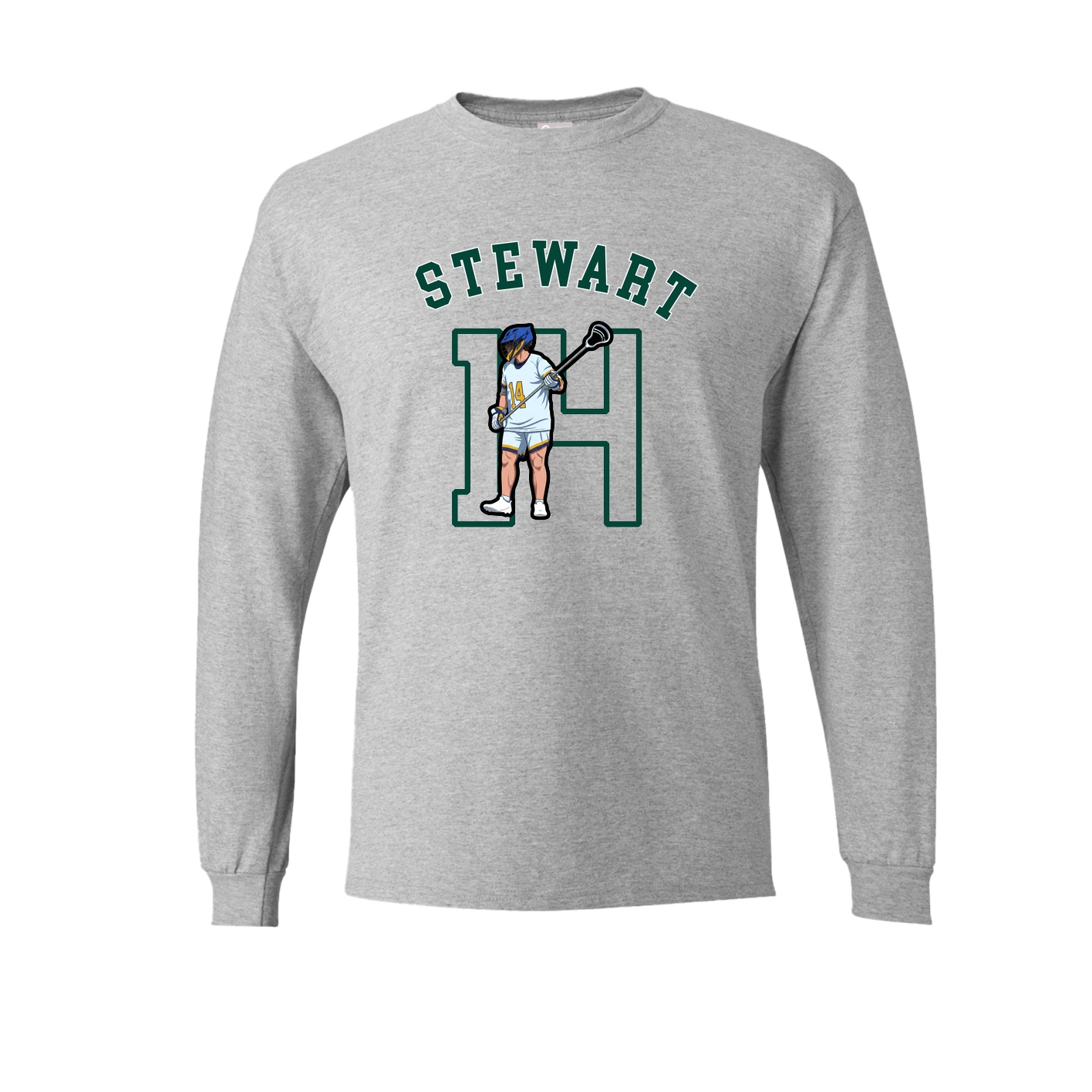 Long Sleeve Tee — Shirsey Arch in Grey