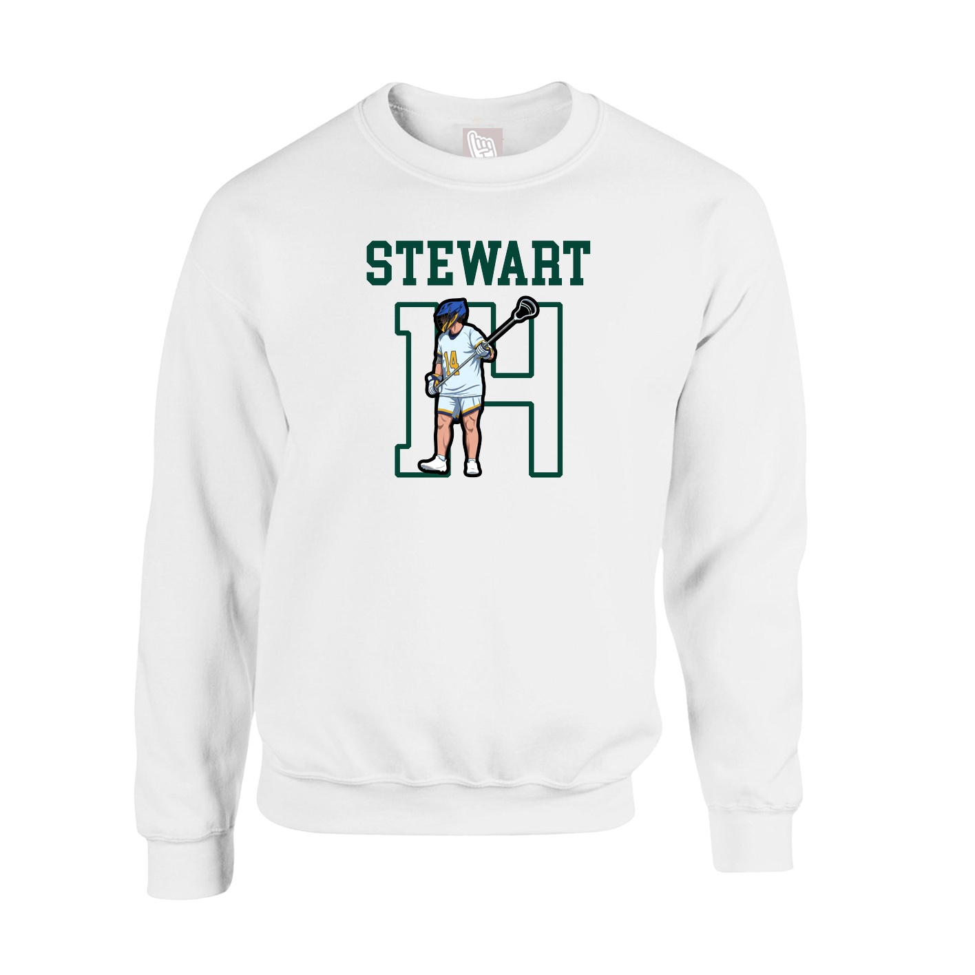 Fleece Crew — Shirsey in White