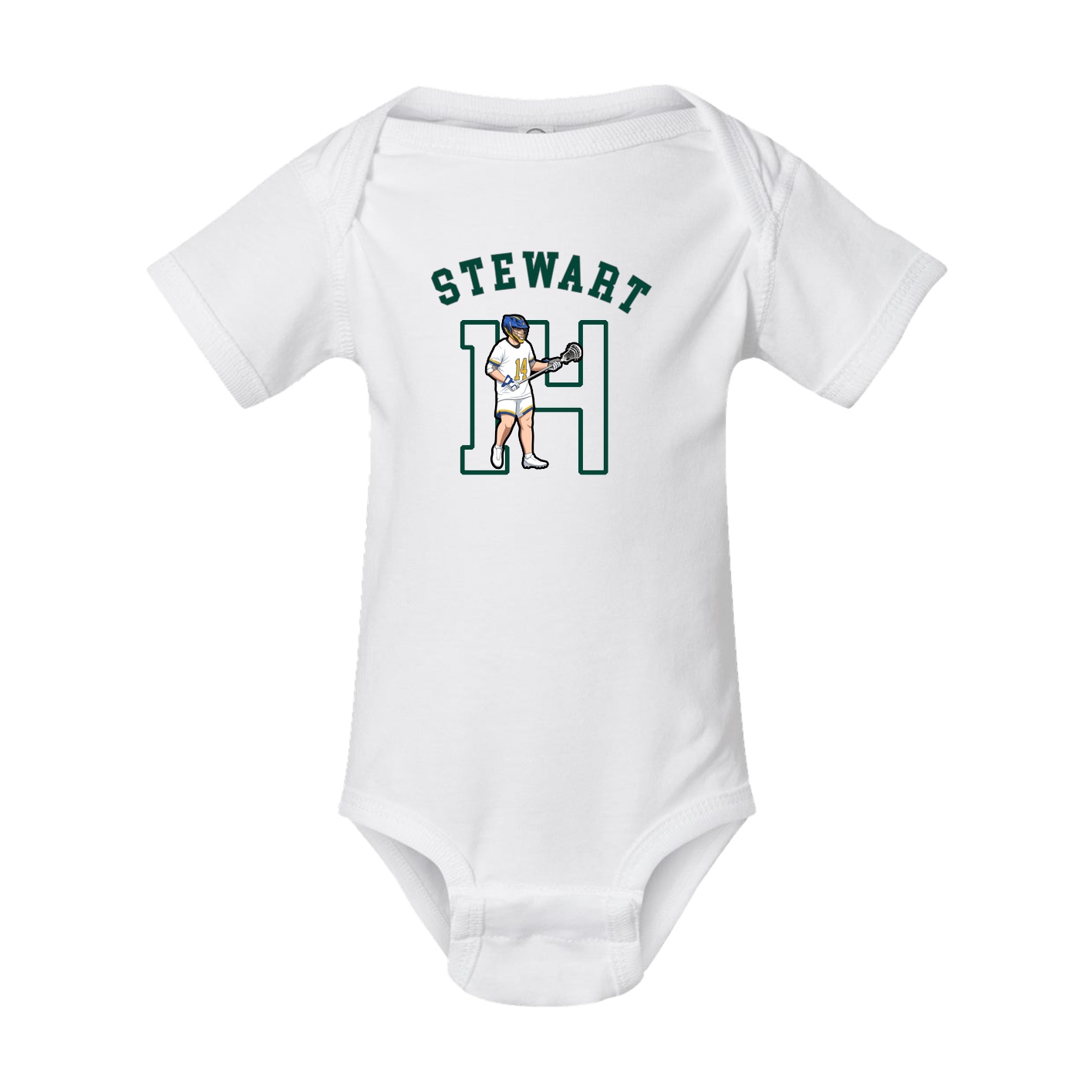 Baby Onesie — Shirsey Arch in White