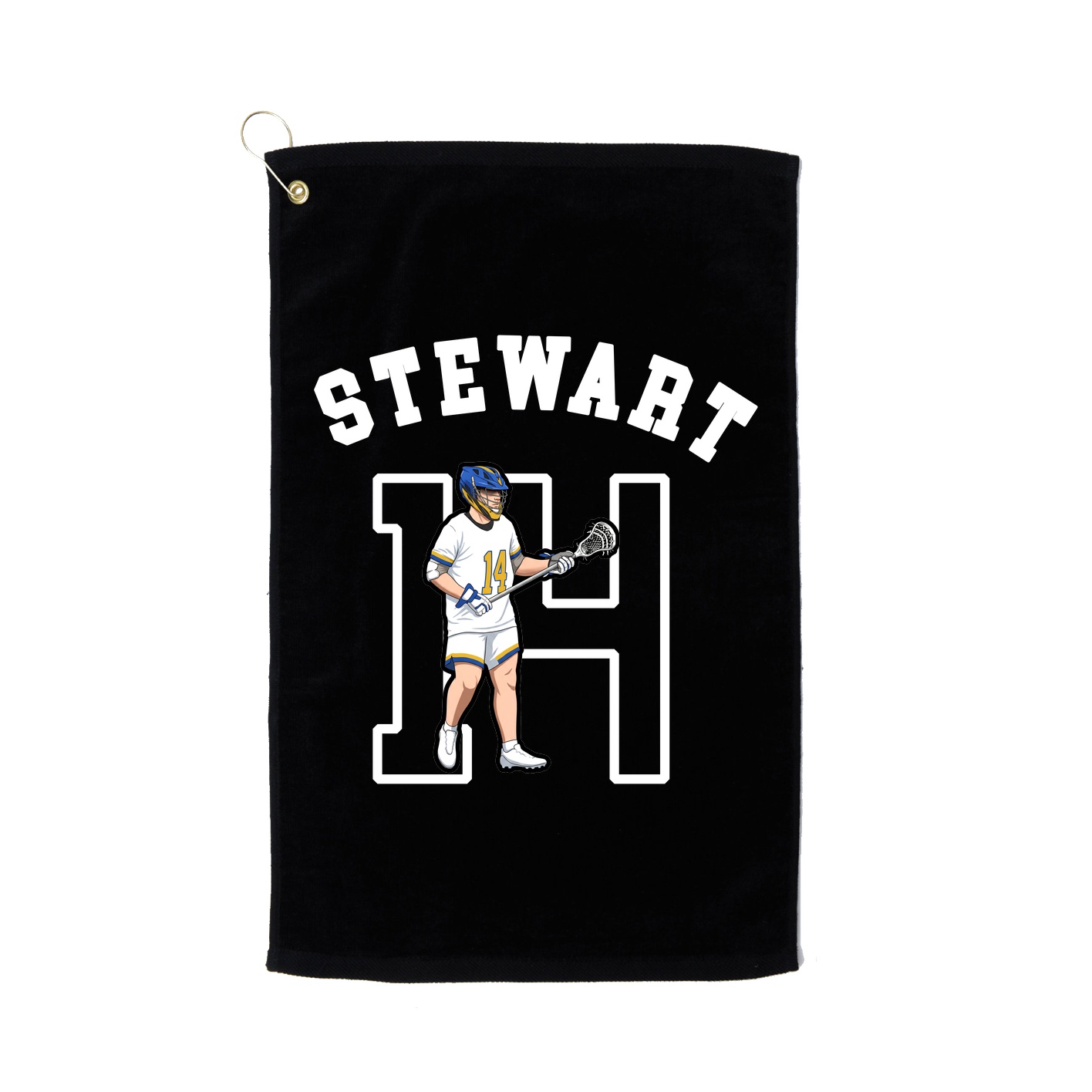 Golf Towel — Shirsey Arch in Black