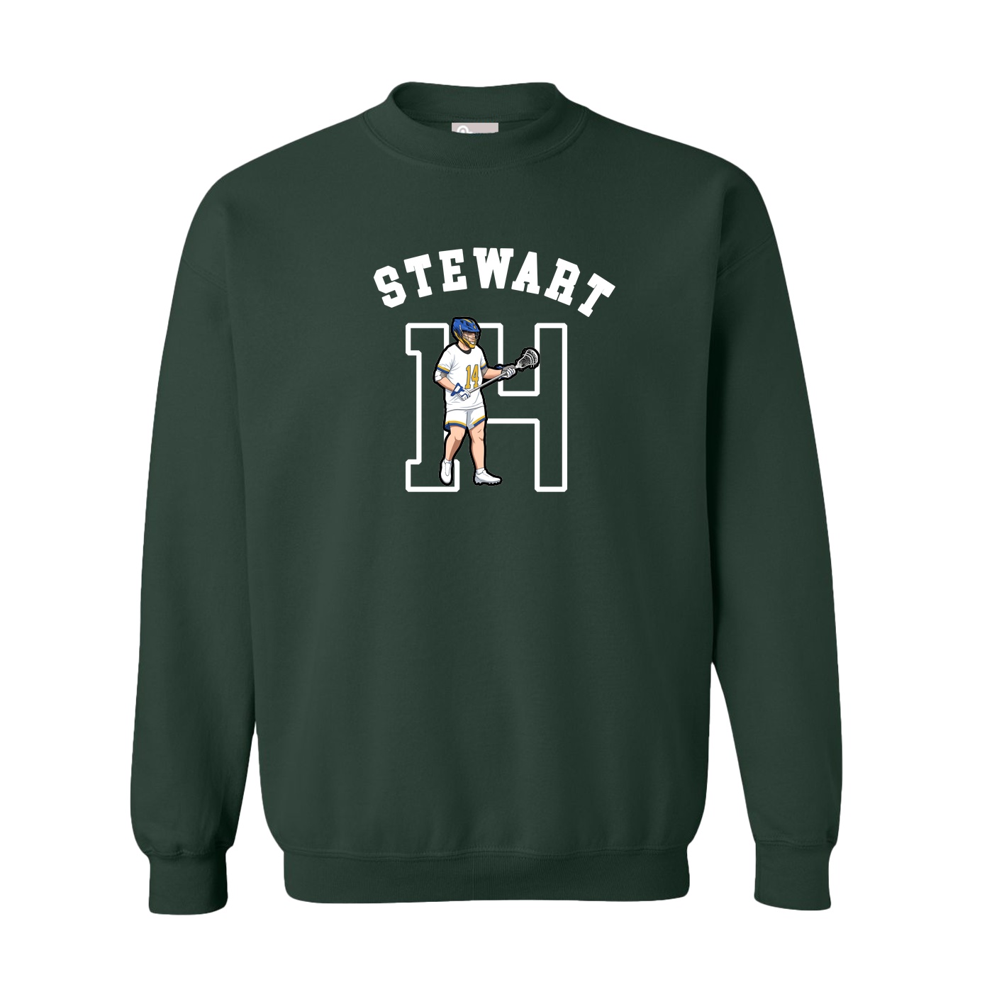 Fleece Crew — Shirsey Arch in Green
