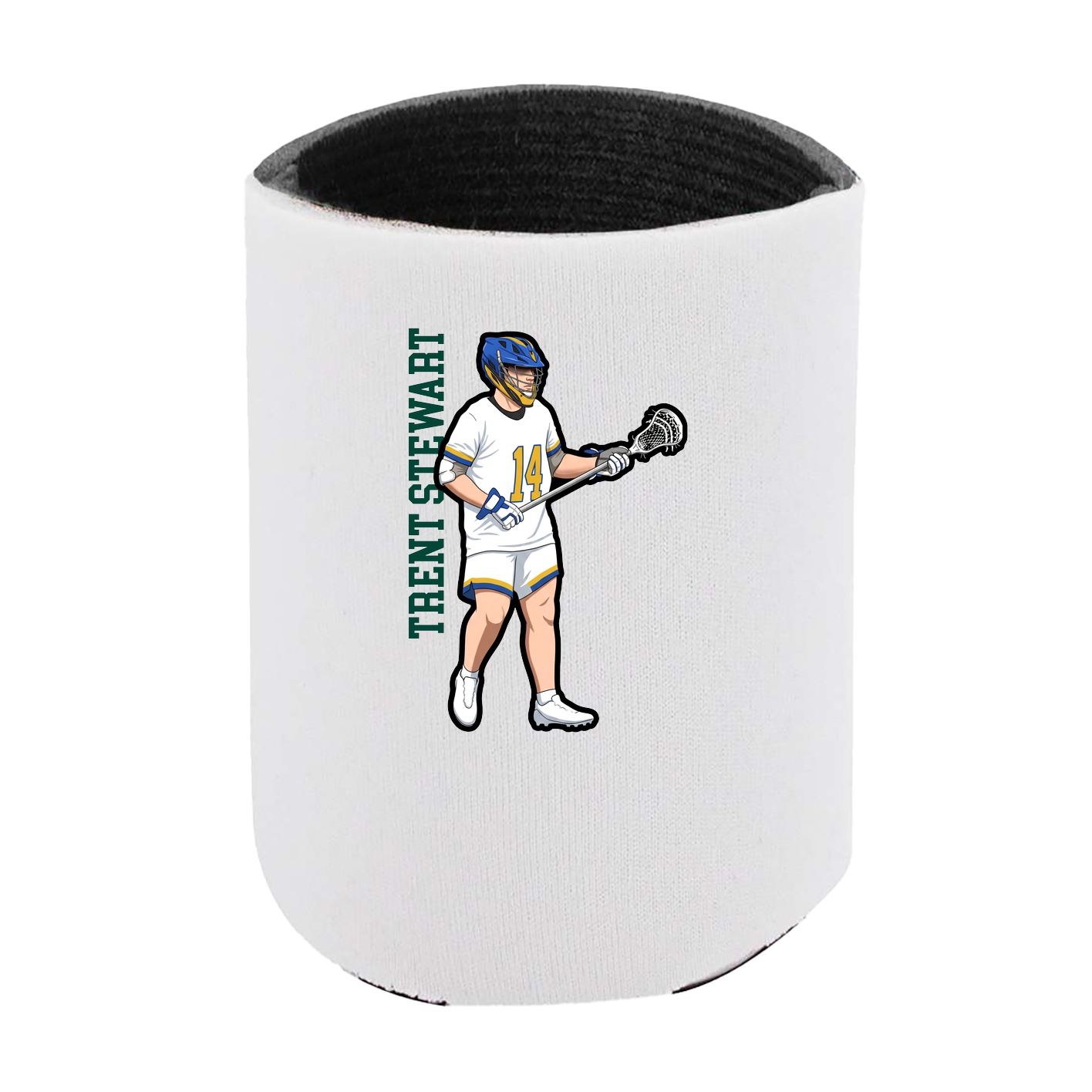 Can Holder — Name Vertical in White