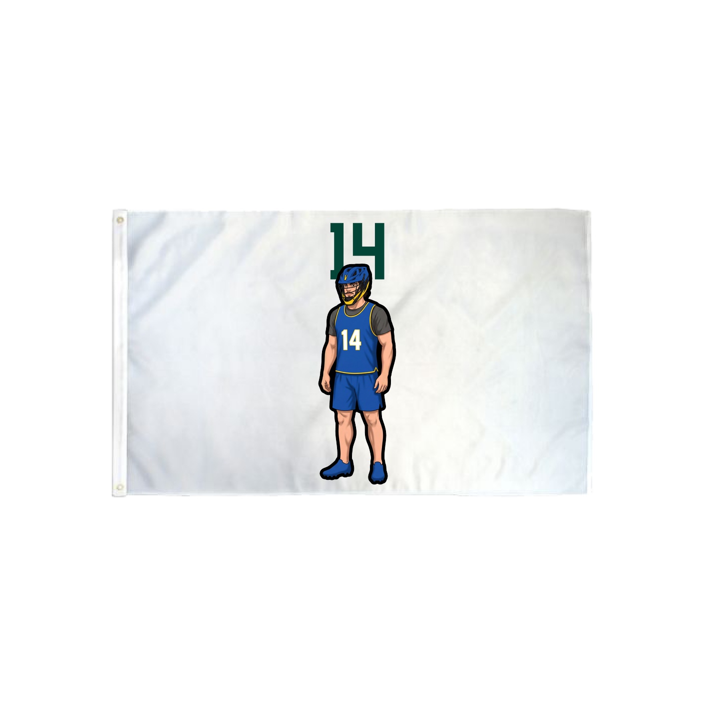 3x5 Flag — Number Top in Classic