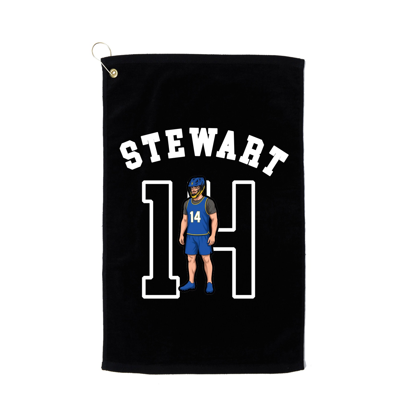 Golf Towel — Shirsey Arch in Black