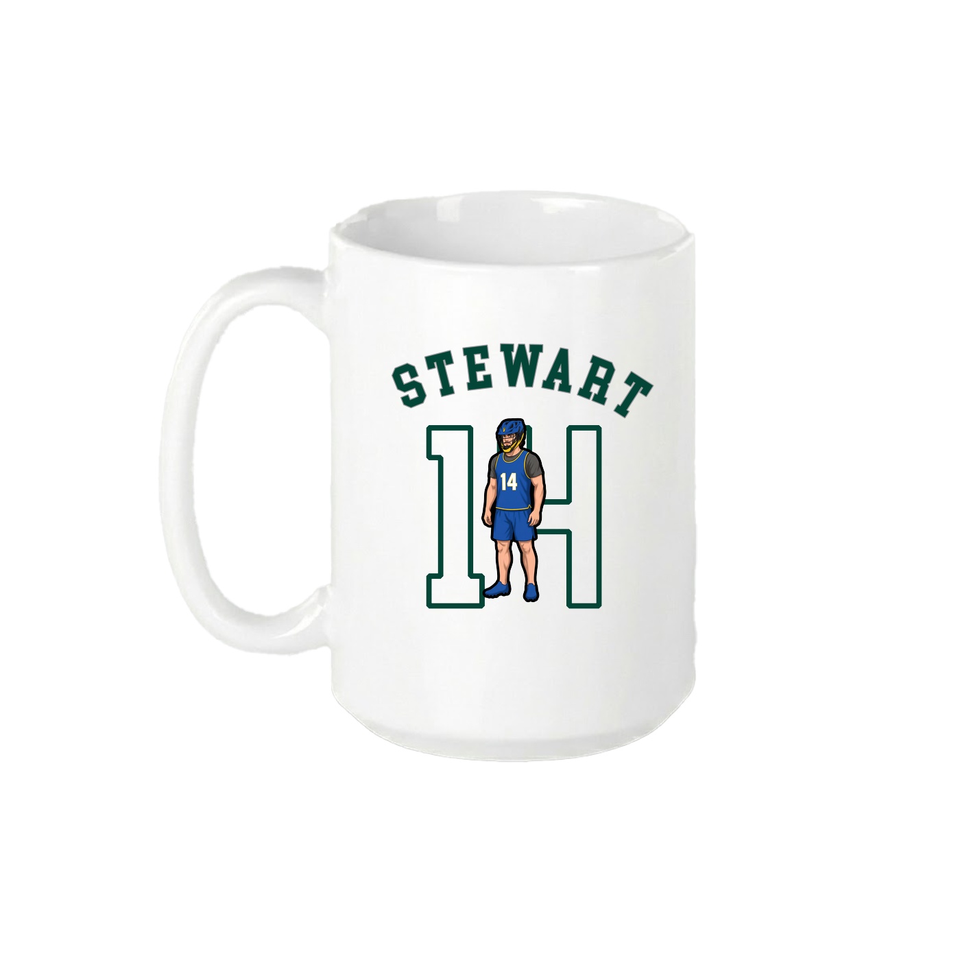 15oz Coffee Mug — Shirsey Arch in White