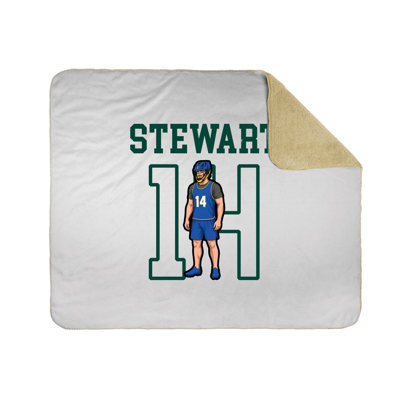 Throw Blanket — Shirsey in White