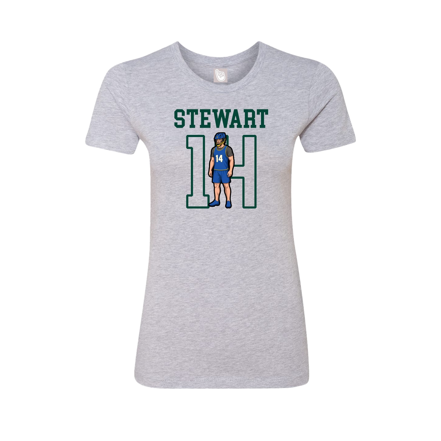 Fitted Women's Tee — Shirsey in Grey