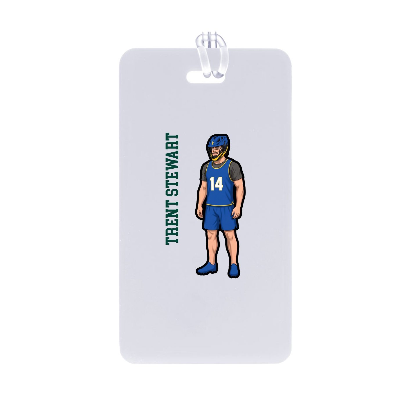 Bag Tag — Name Vertical in Classic