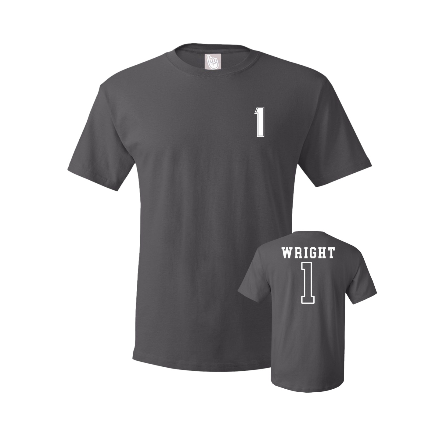 Tee — Chest Back in Grey