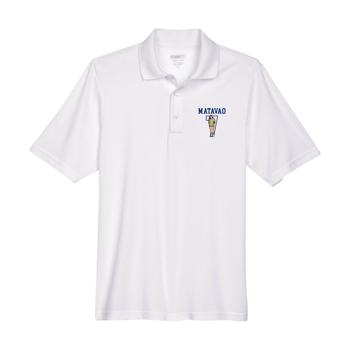 Performance Polo — Shirsey in White