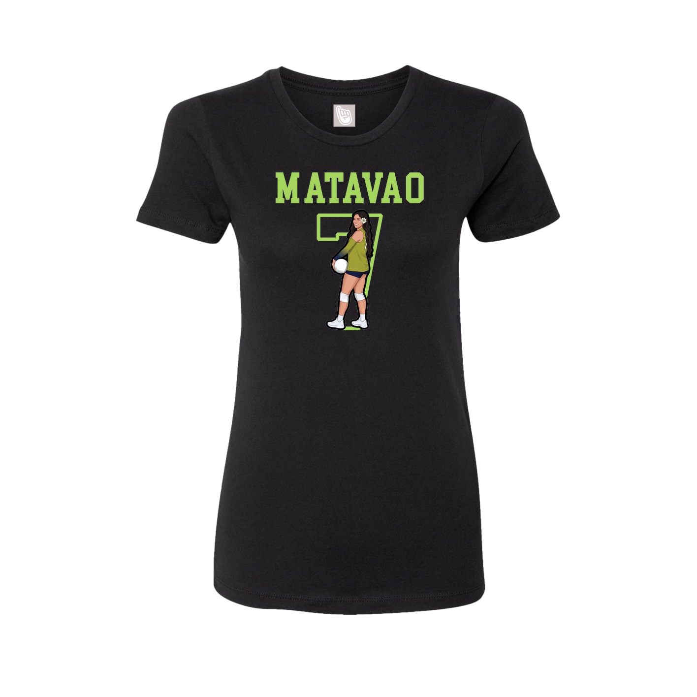 Fitted Women's Tee — Shirsey in Black
