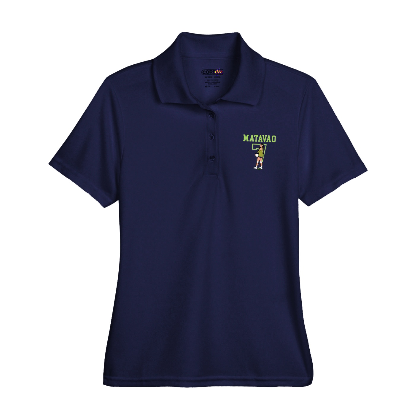 Womens Performance Polo — Shirsey in Navy