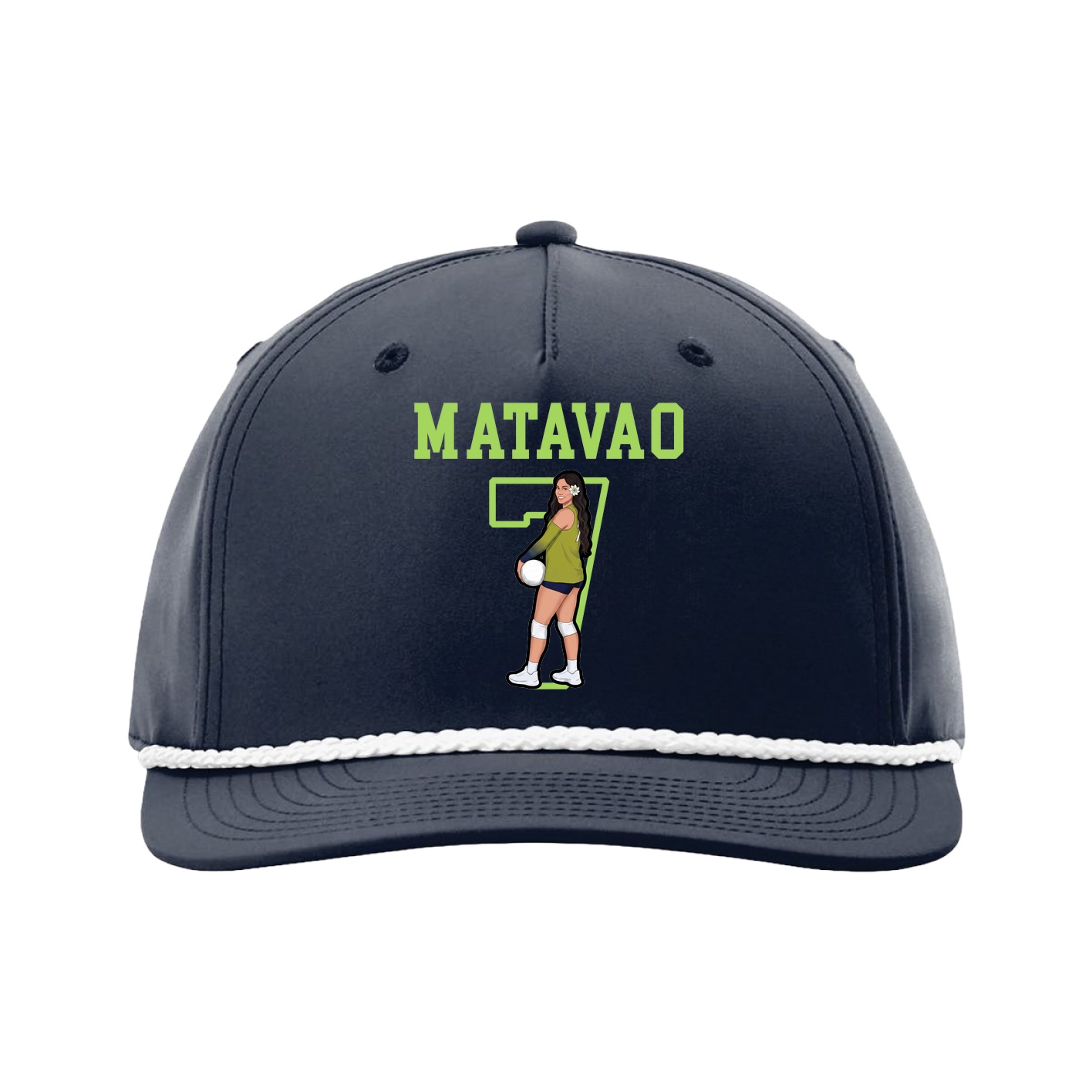 Five-Panel Classic Rope Cap — Shirsey in Navy