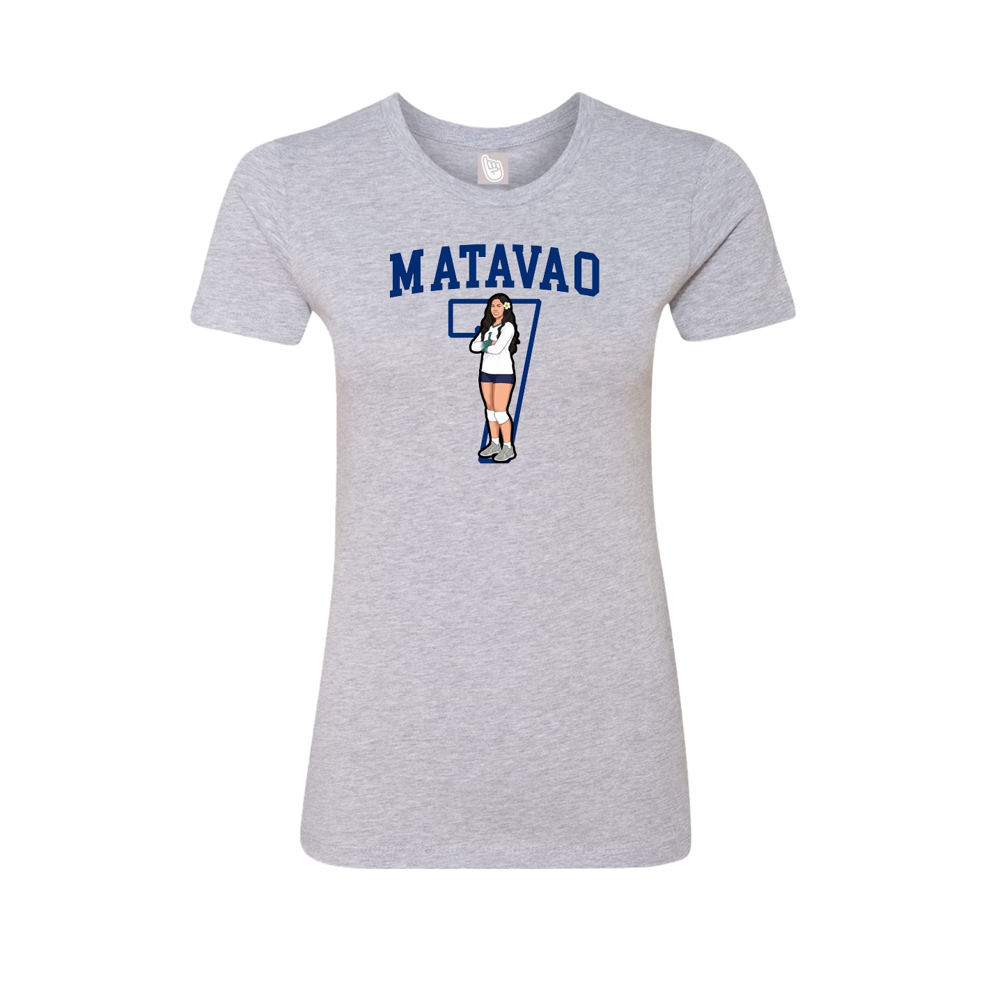 Fitted Women's Tee — Shirsey in Grey