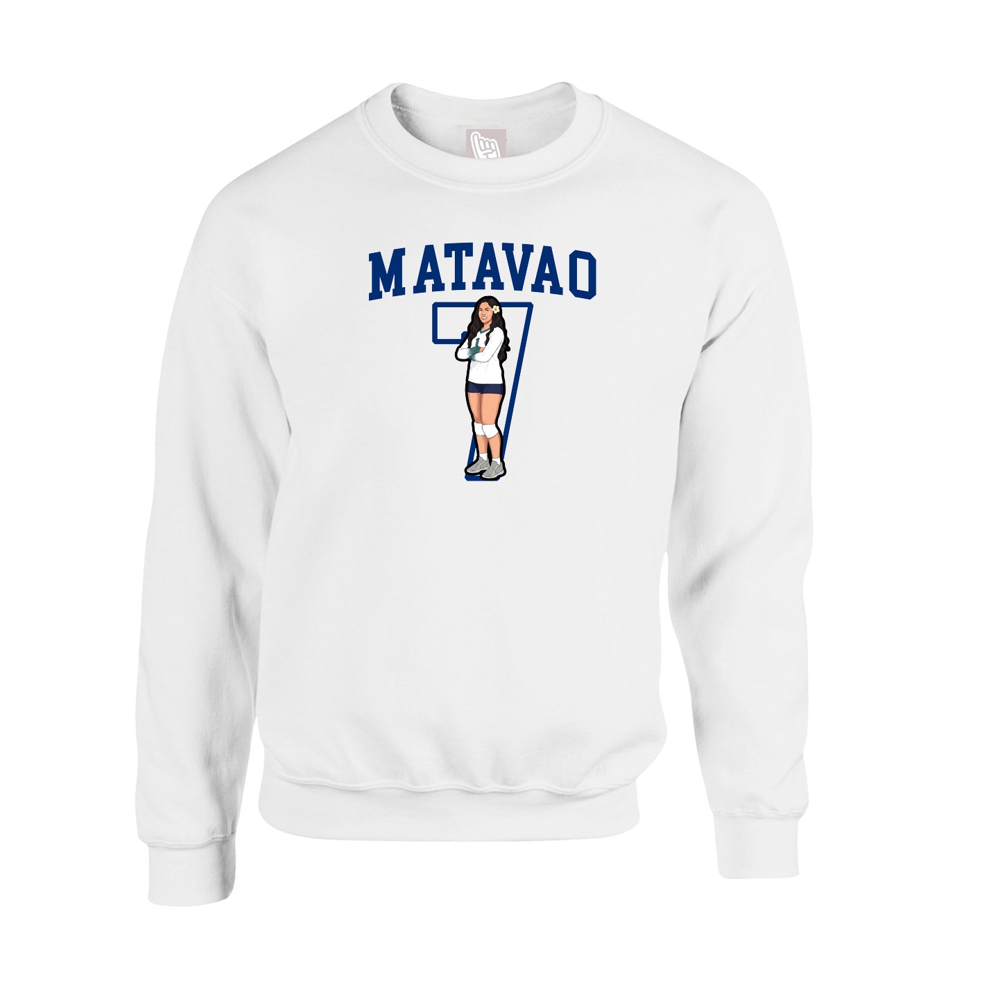 Fleece Crew — Shirsey in White