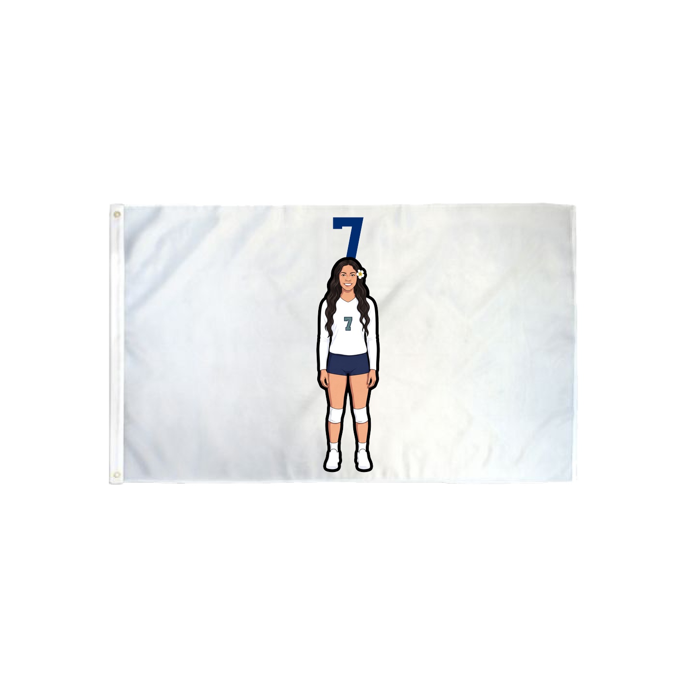 3x5 Flag — Number Top in Classic