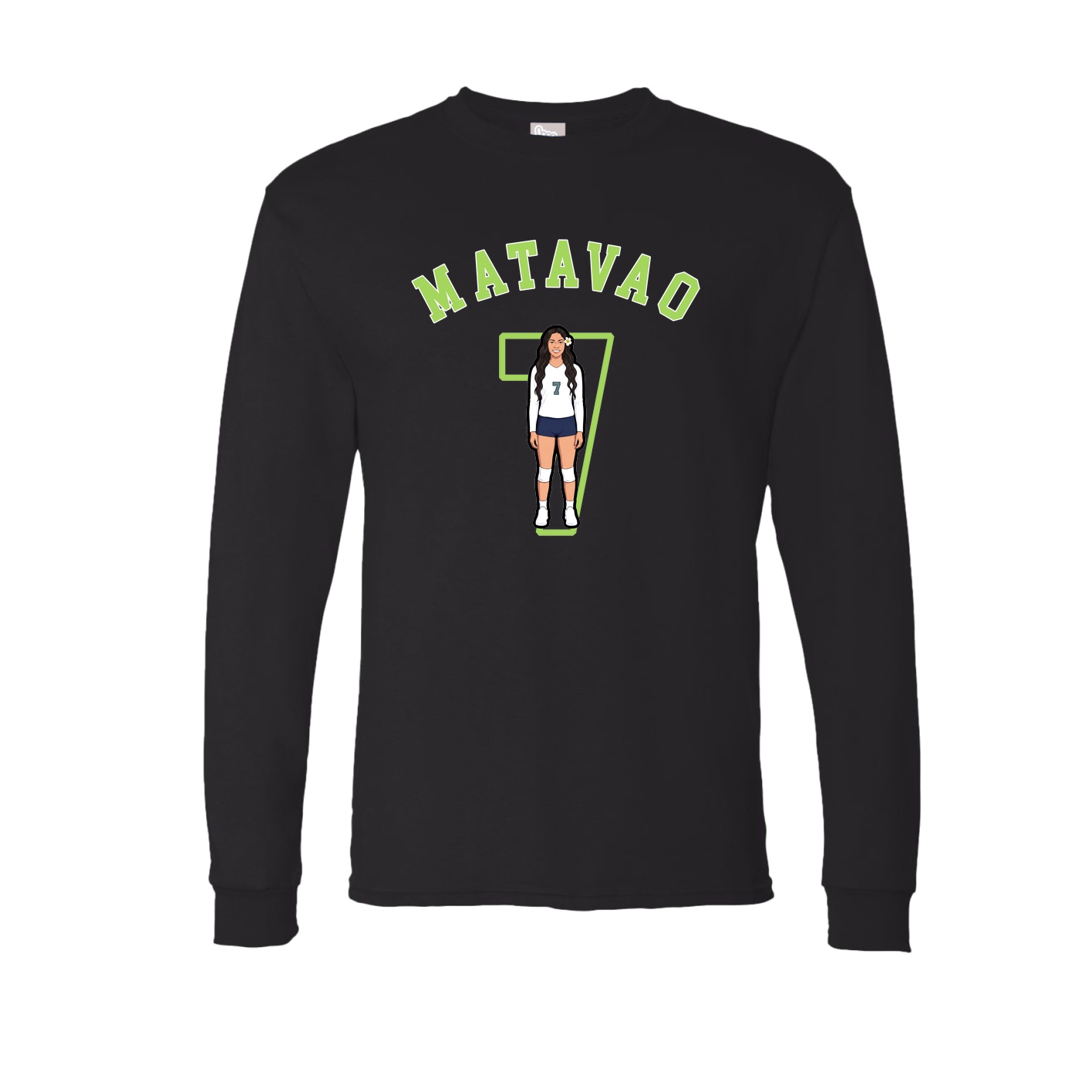 Long Sleeve Tee — Shirsey Arch in Black