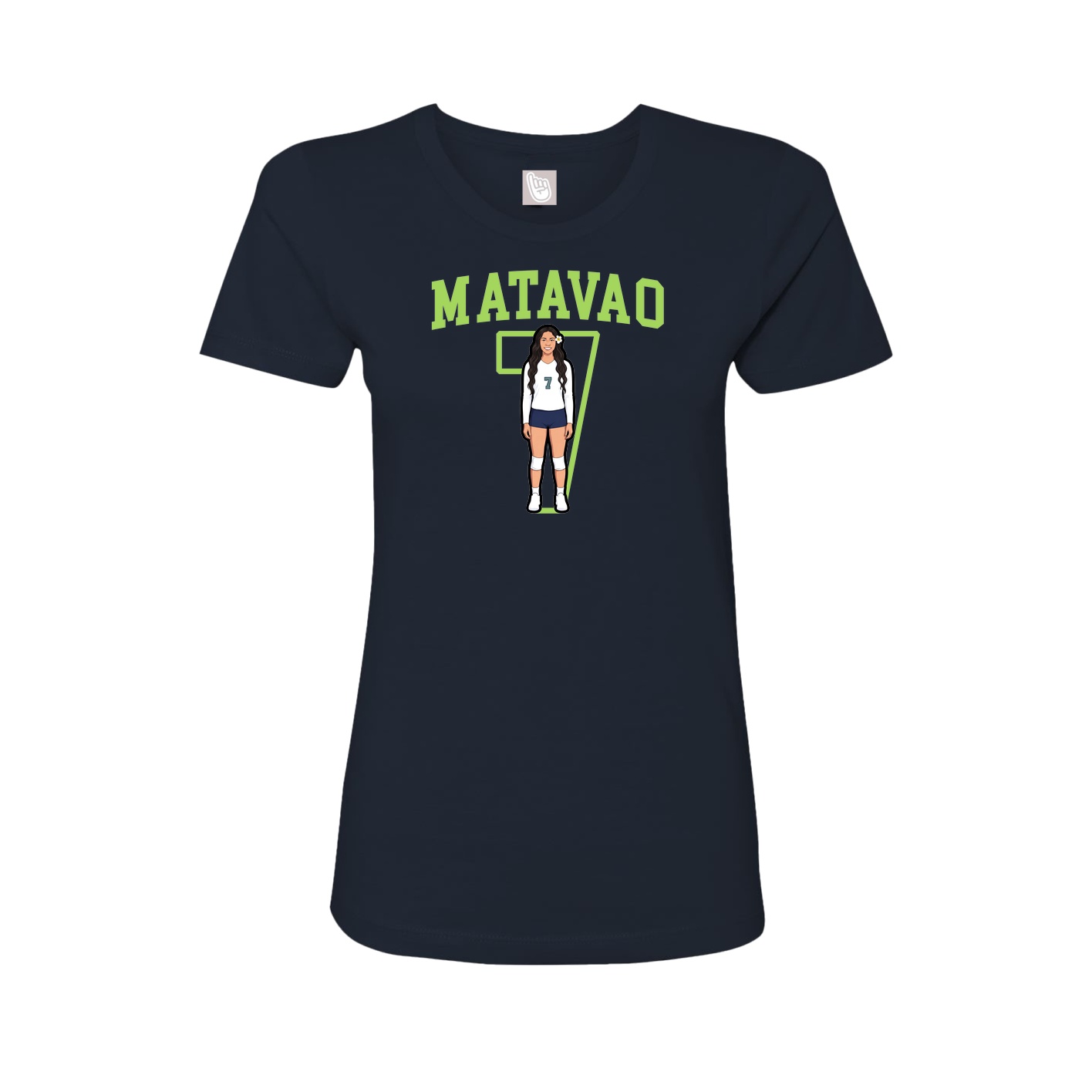 Fitted Women's Tee — Shirsey in Navy