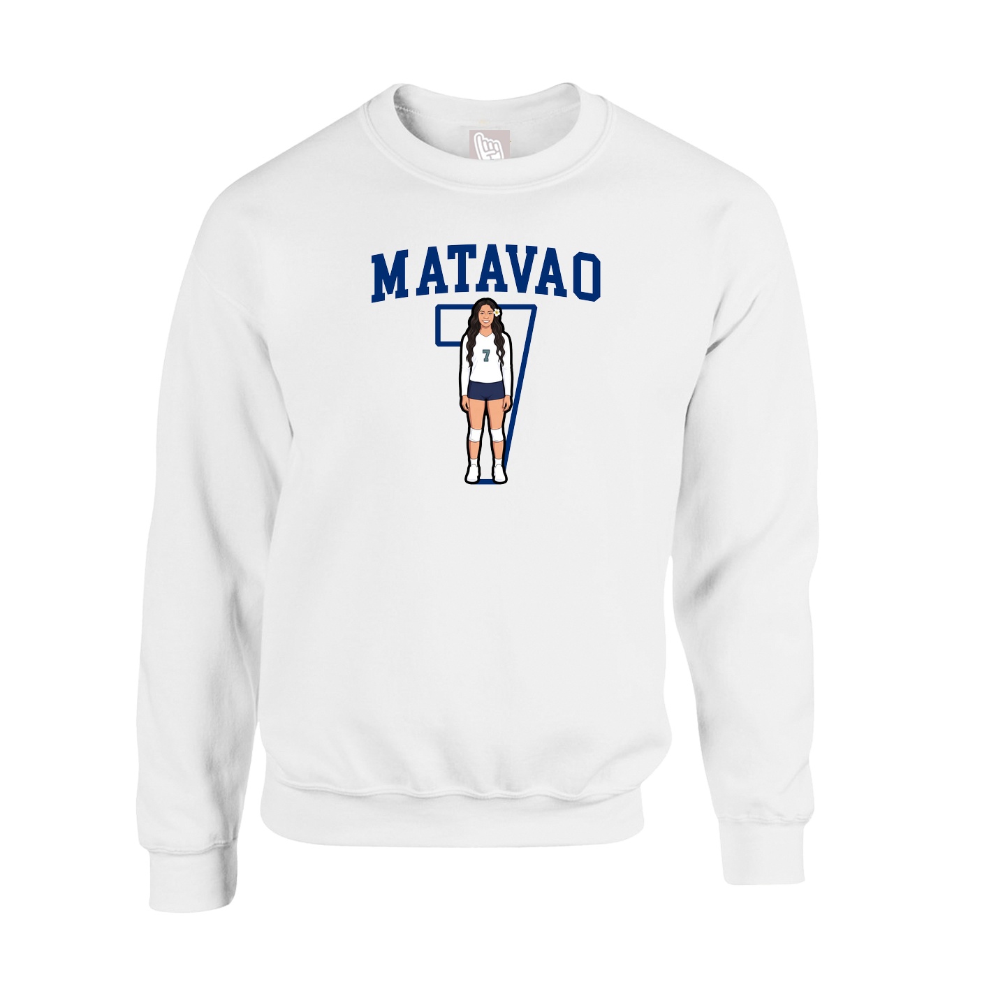 Fleece Crew — Shirsey in White